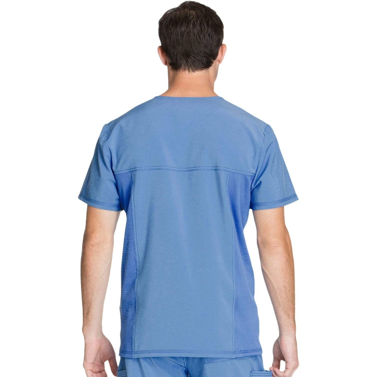 Cherokee Scrubs Top Cherokee Infinity CK900A Scrubs Top Mens V-Neck Ceil Blue