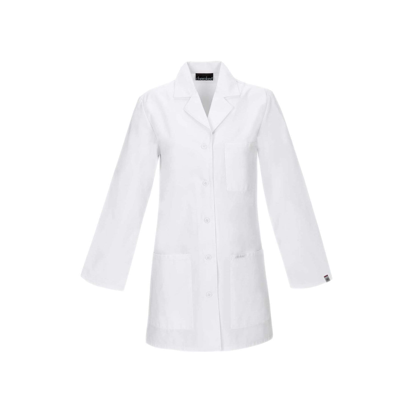 Cherokee Lab Coats 2XL Cherokee Lab Coats Professional Whites with Certainty 32" Lab Coat White