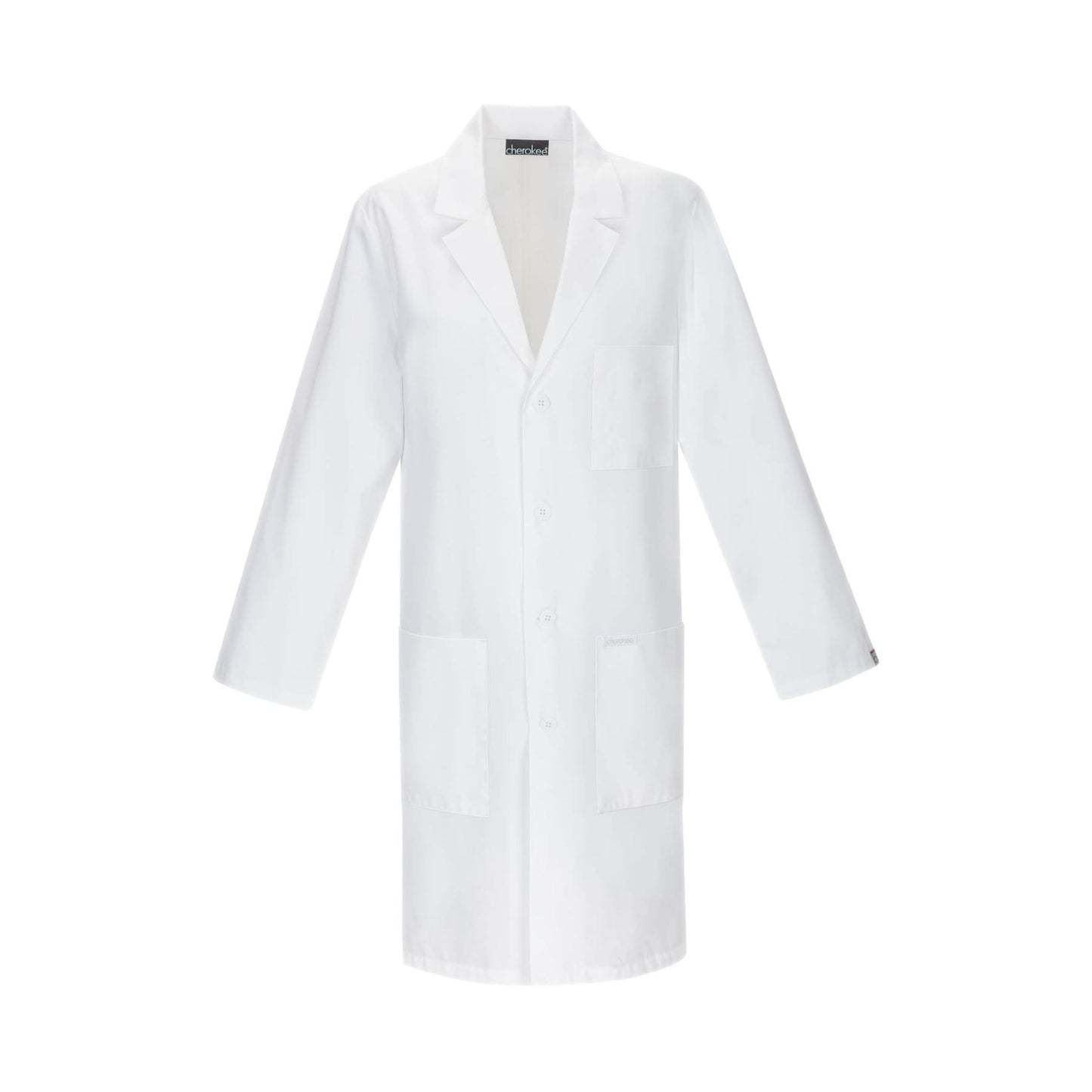Cherokee Lab Coats Cherokee Lab Coats Professional Whites with Certainty Plus 40" Unisex Lab Coat White