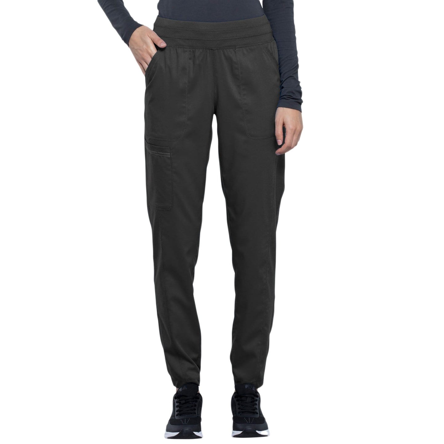 Cherokee Revolution WW011 Jogger Scrubs Pant Women Pewter