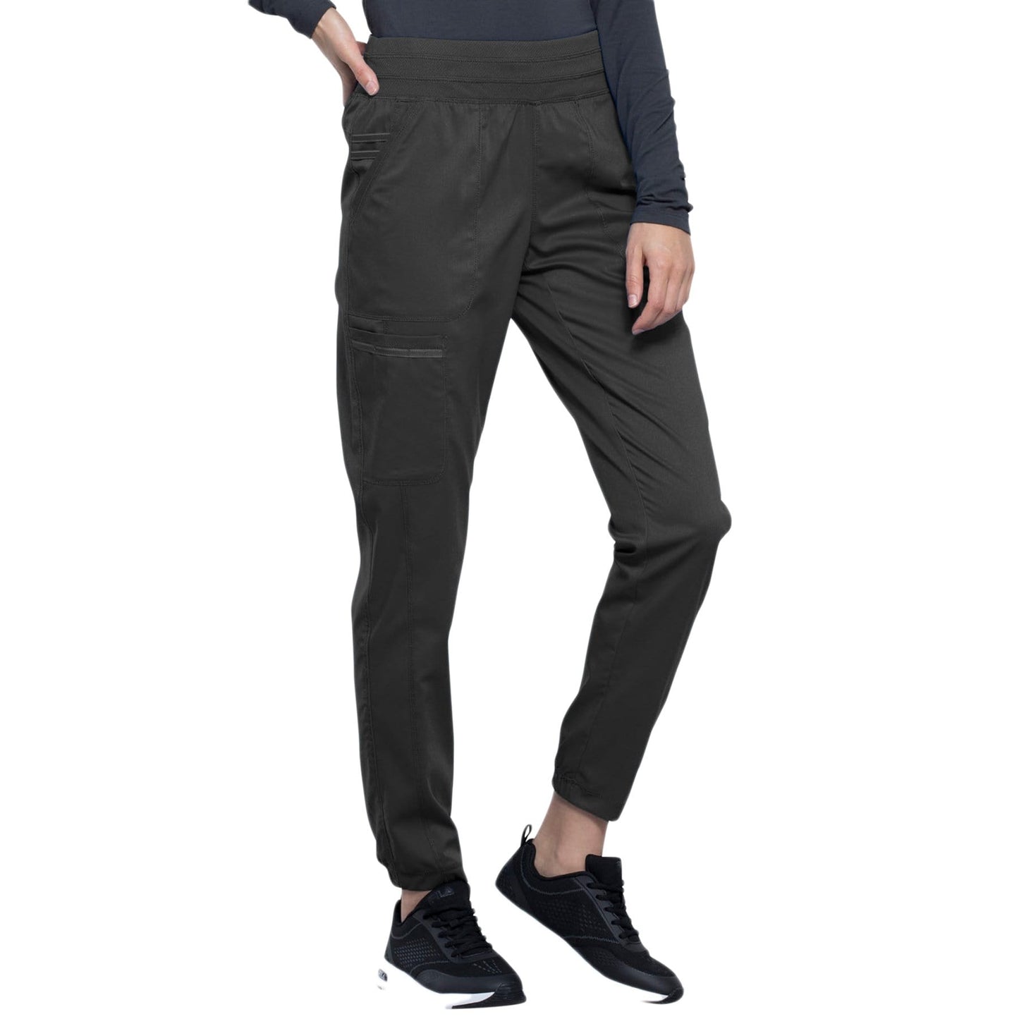 Cherokee Revolution WW011 Jogger Scrubs Pant Women Pewter