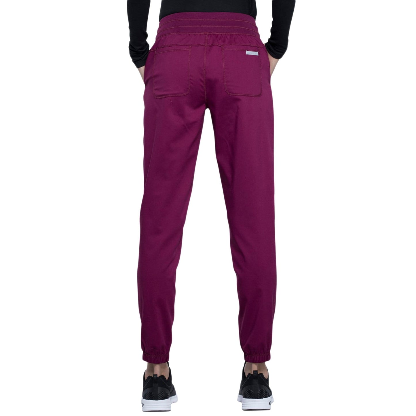 Cherokee Revolution WW011 Jogger Scrubs Pant Women Wine