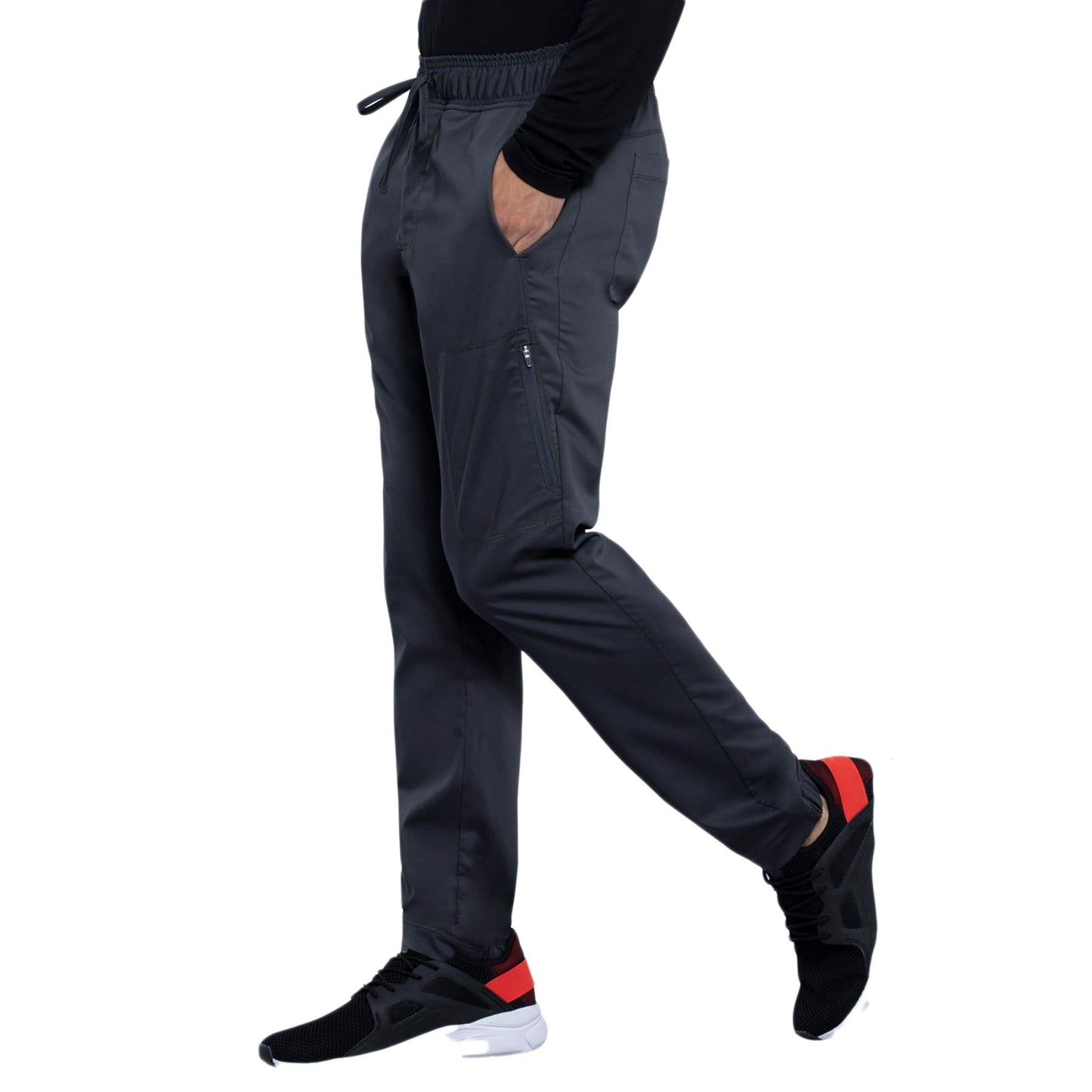 Cherokee Revolution WW012 Jogger Scrubs Pant Men Pewter