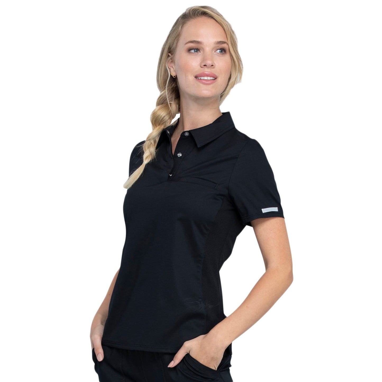Cherokee Revolution WW698 Scrubs Top Women Black