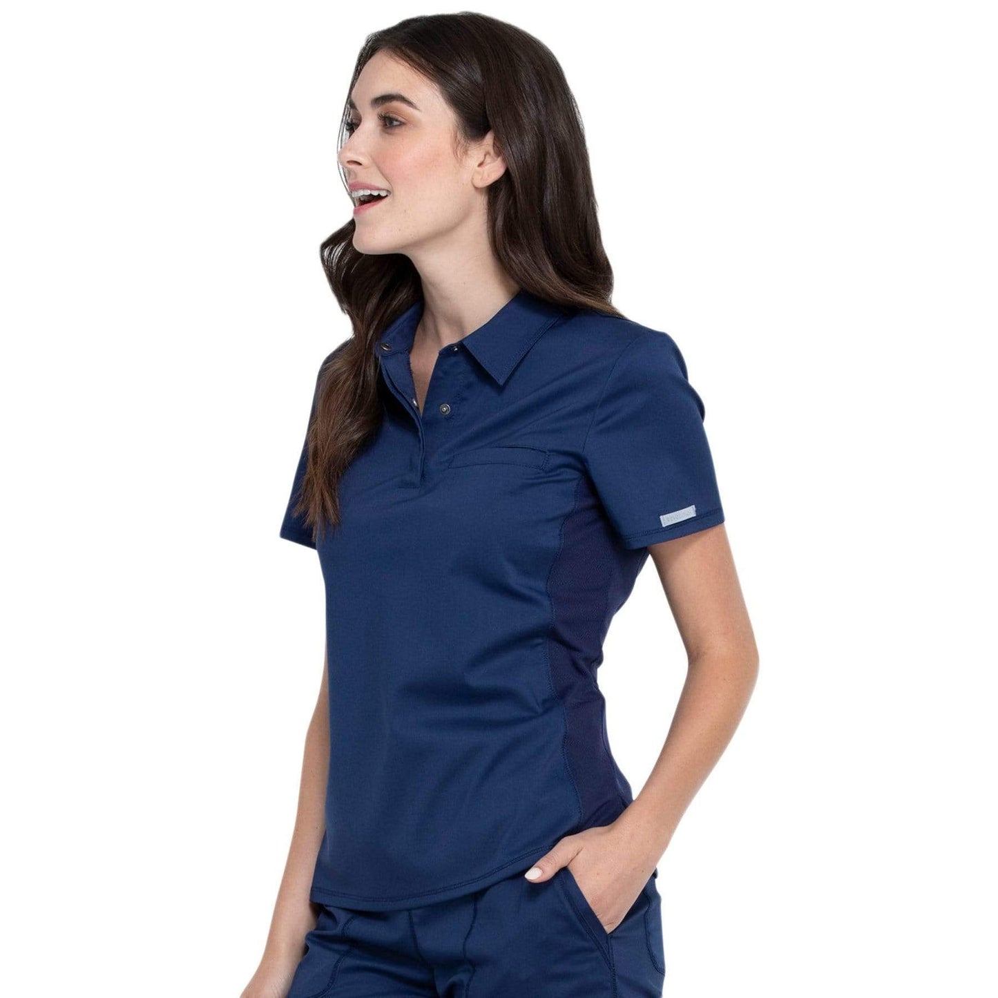 Cherokee Revolution WW698 Scrubs Top Women Navy