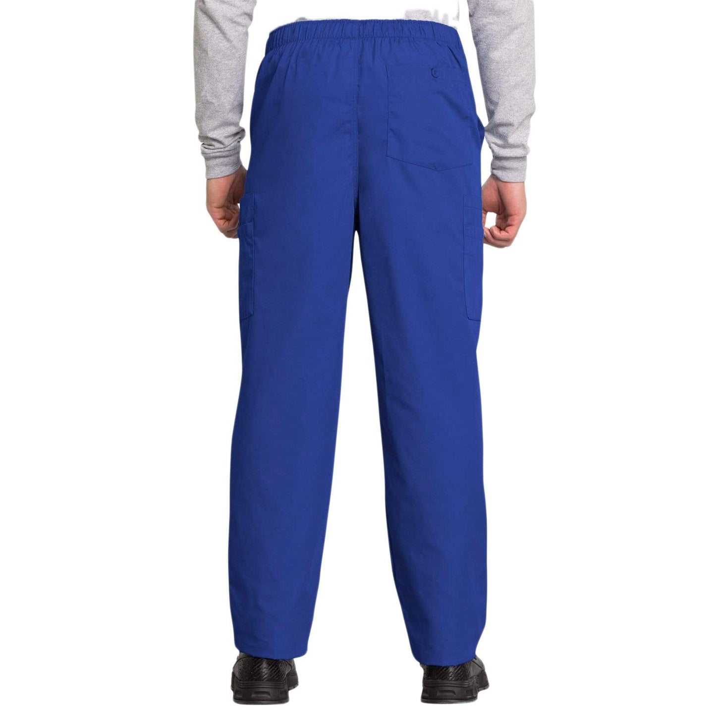 Cherokee Scrubs Pants Cherokee Workwear 4000 Scrubs Pants Mens Drawstring Cargo Galaxy Blue