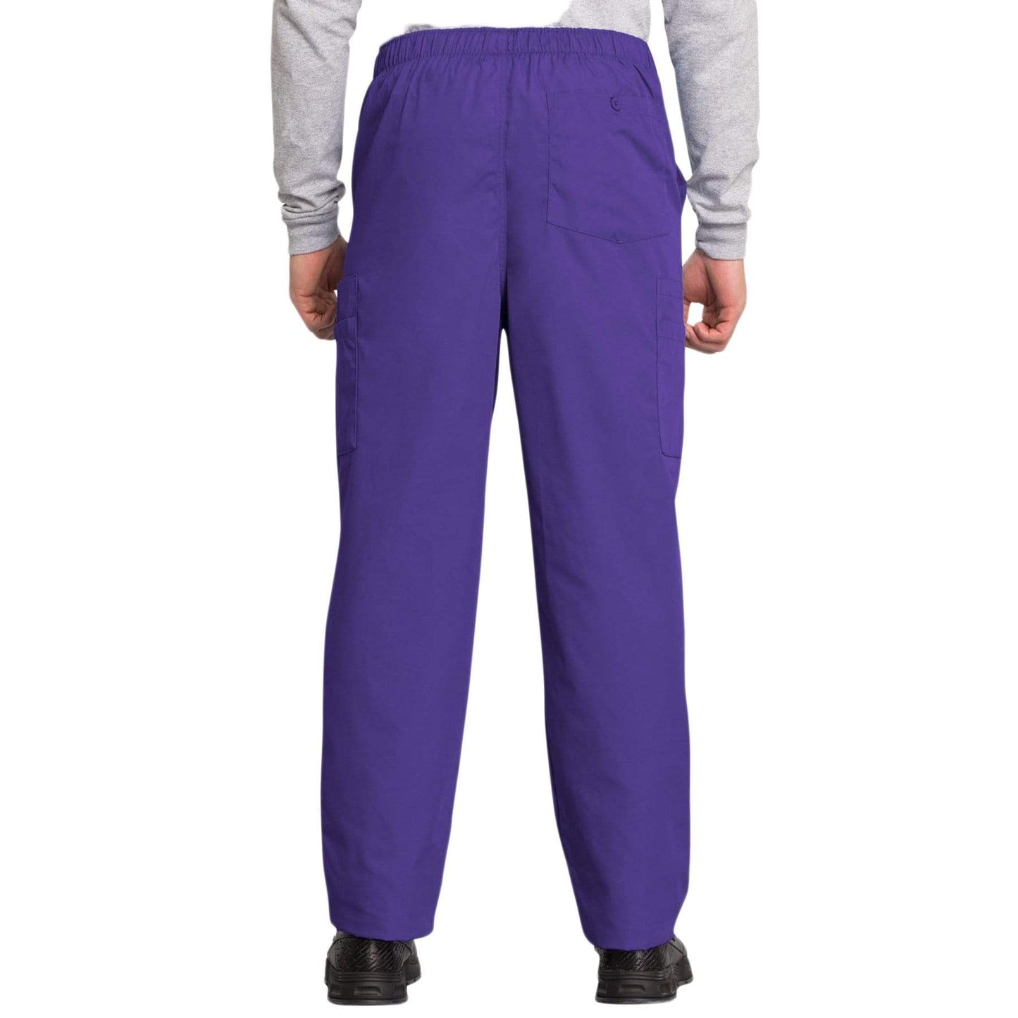 Cherokee Scrubs Pants Cherokee Workwear 4000 Scrubs Pants Mens Drawstring Cargo Grape