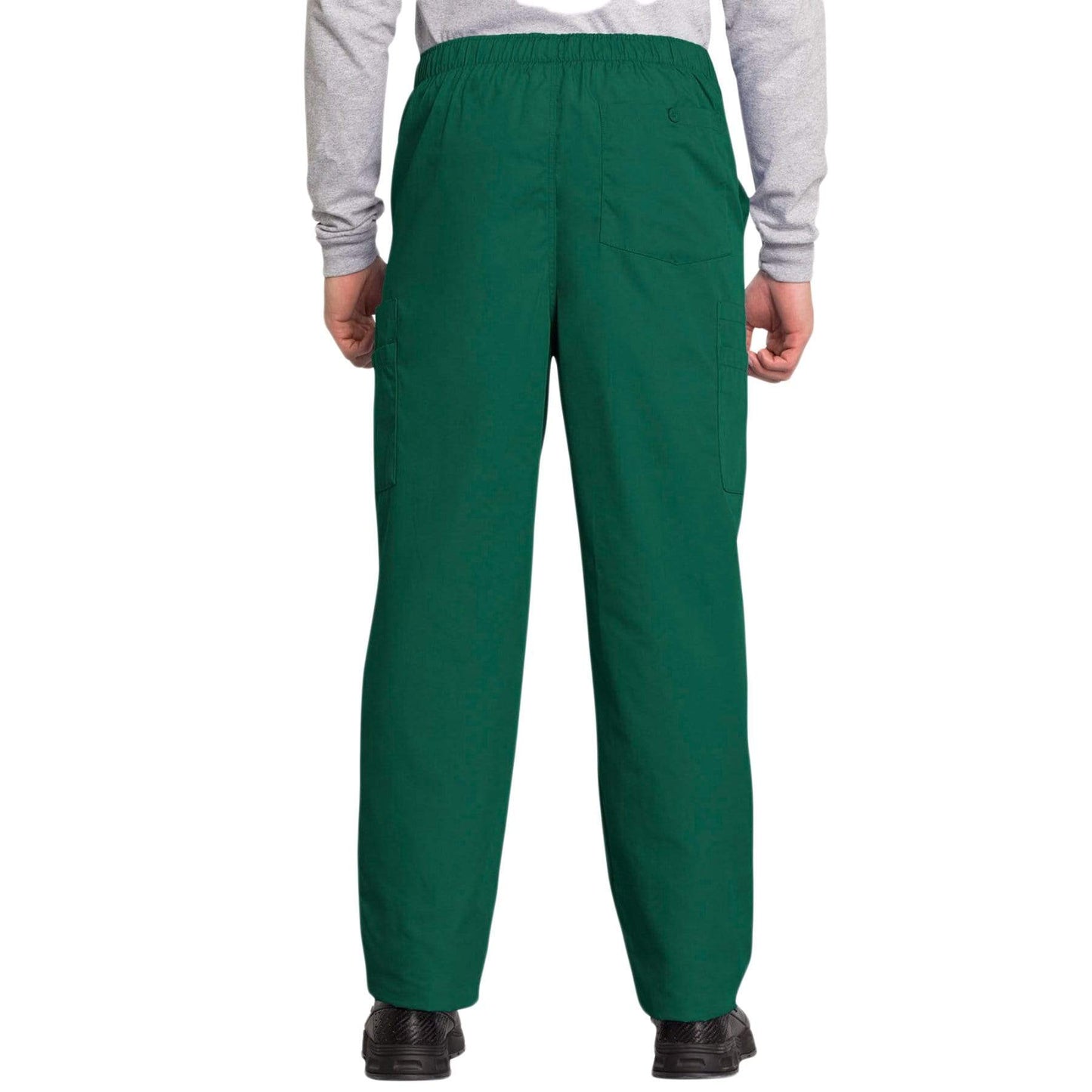 Cherokee Scrubs Pants Cherokee Workwear 4000 Scrubs Pants Mens Drawstring Cargo Hunter Green