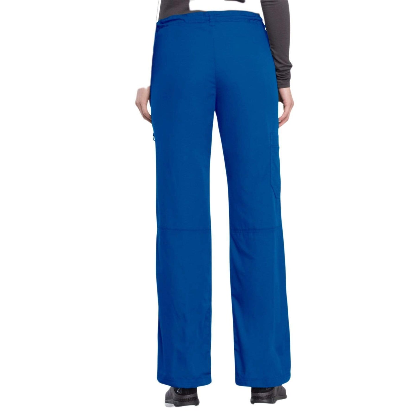 Cherokee Scrubs Pants Cherokee Workwear 4020 Scrubs Pants Womens Low Rise Drawstring Cargo Royal