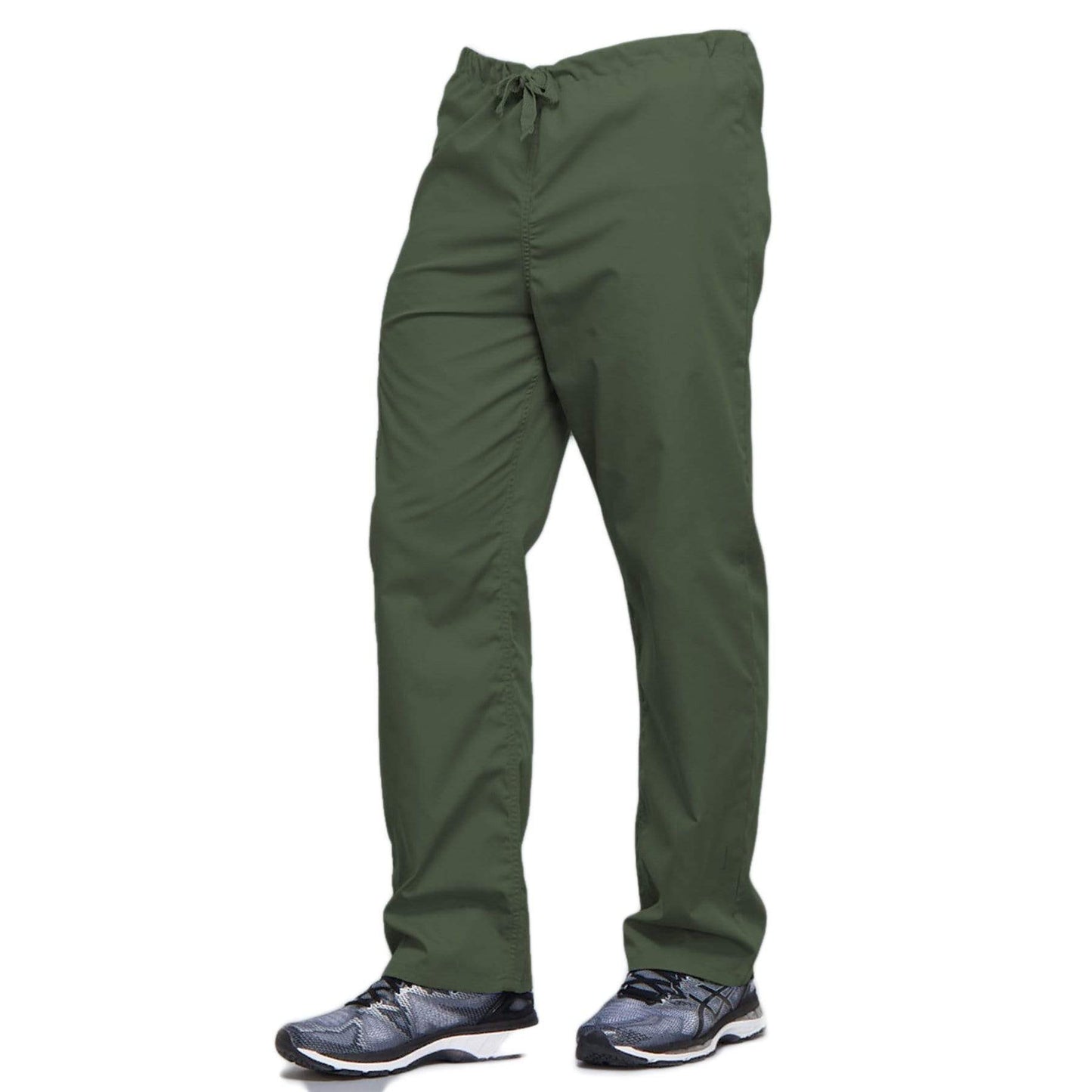 Cherokee Workwear 4100 Scrubs Pants Unisex Drawstring Cargo Olive