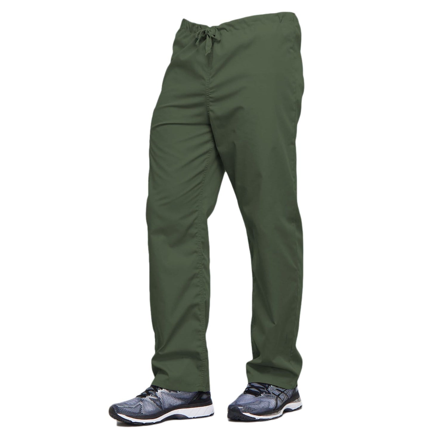 Cherokee Workwear 4100 Scrubs Pants Unisex Drawstring Cargo Olive