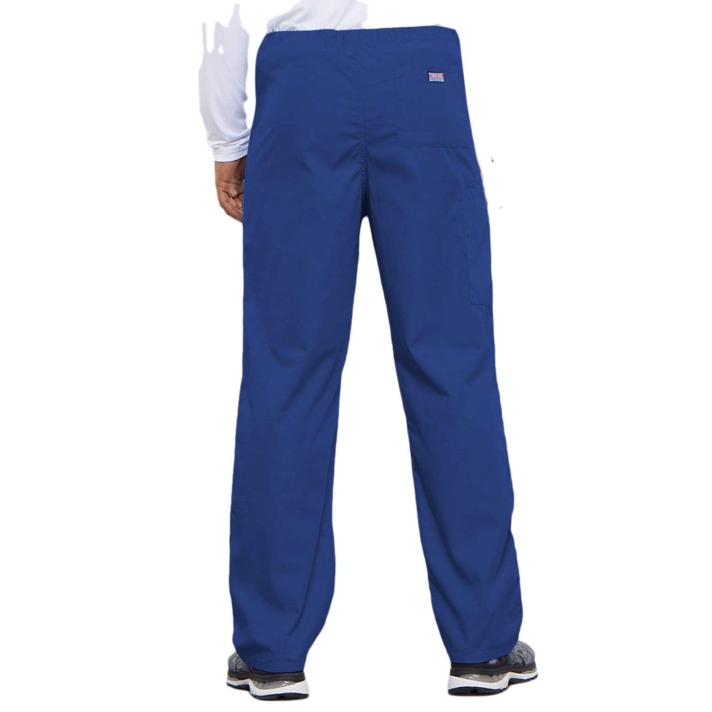 Cherokee Scrubs Pants Cherokee Workwear 4100 Scrubs Pants Unisex Drawstring Cargo Royal