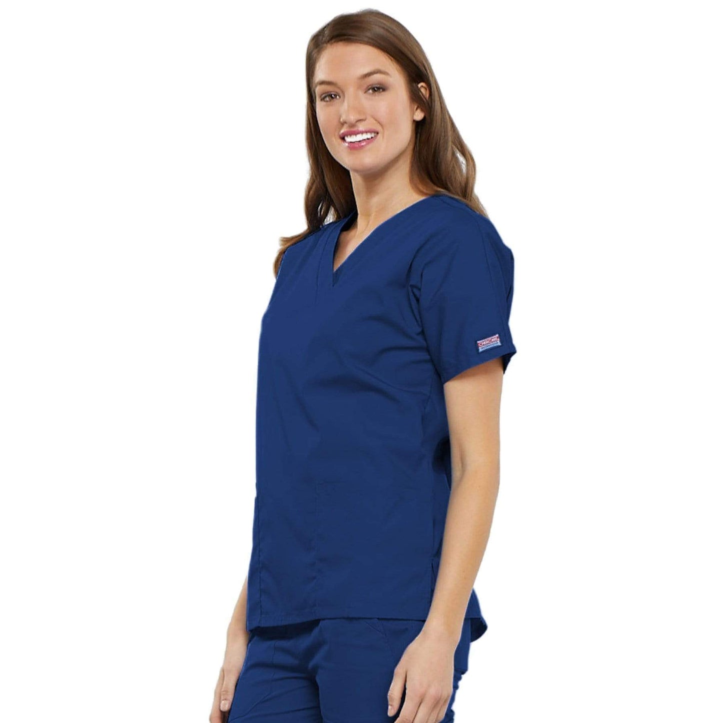 Cherokee Scrubs Top Cherokee Workwear 4700 Scrubs Top Womens V-Neck Galaxy Blue