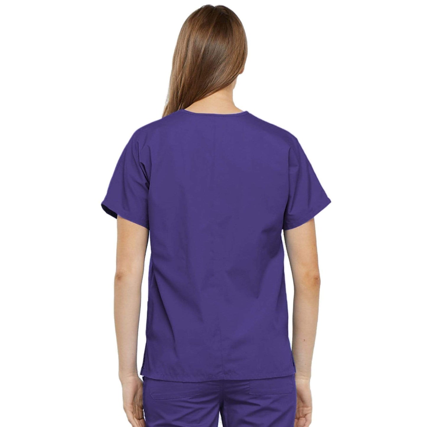 Cherokee Scrubs Top Cherokee Workwear 4700 Scrubs Top Womens V-Neck Grape