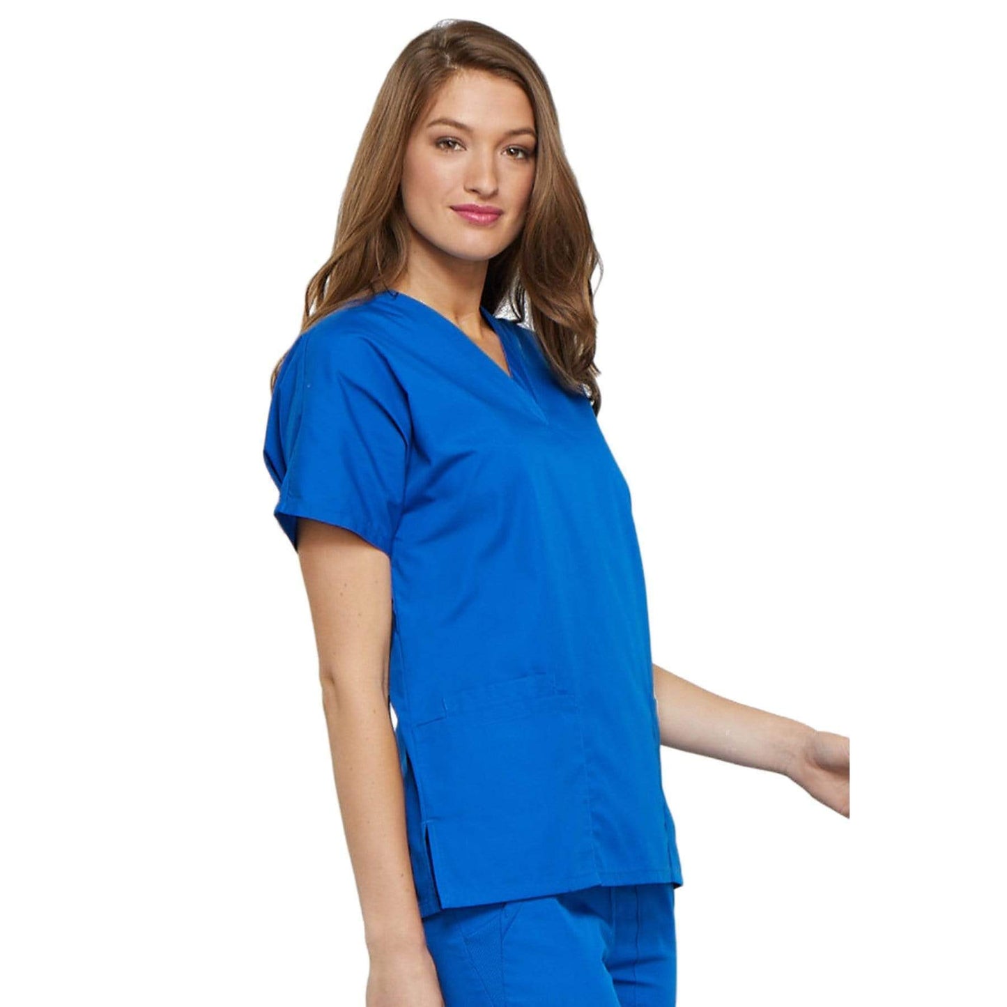 Cherokee Scrubs Top Cherokee Workwear 4700 Scrubs Top Womens V-Neck Royal