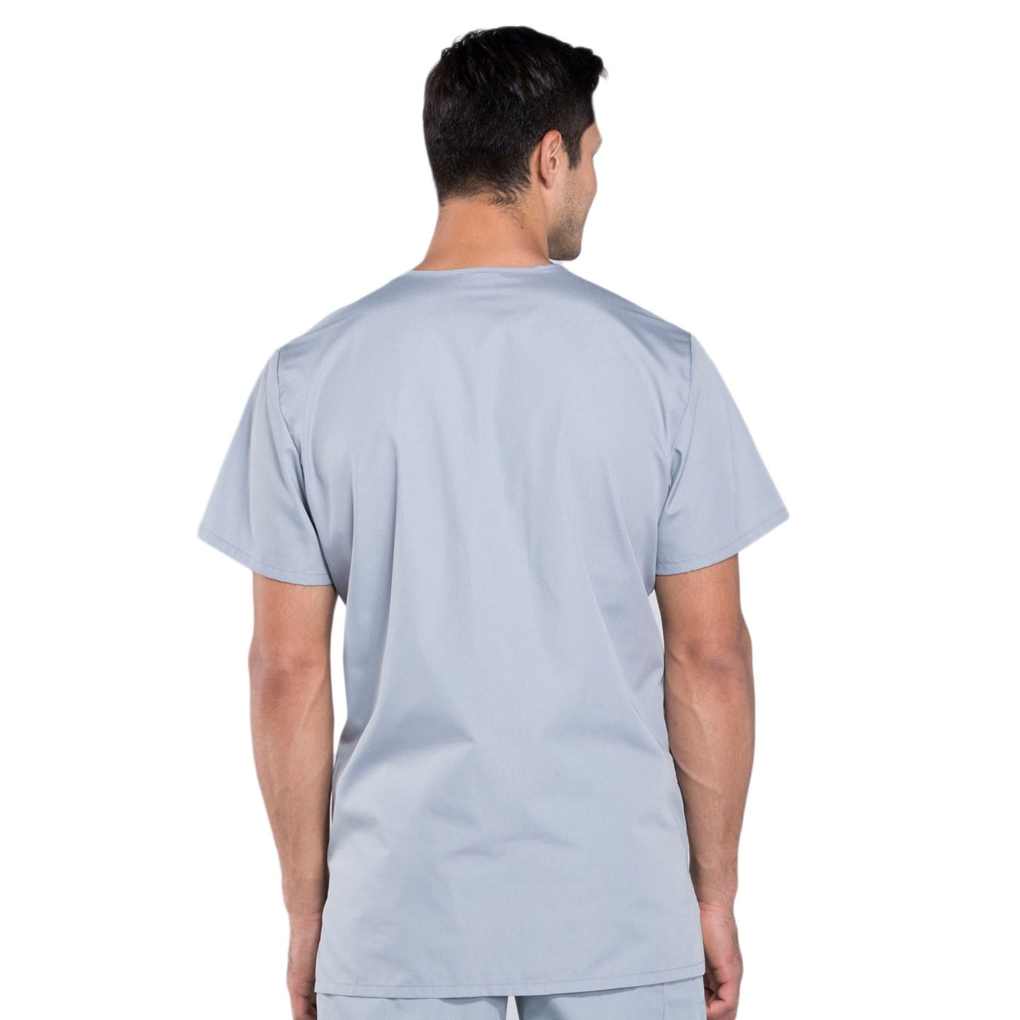 Cherokee Workwear 4876 Scrubs Top Unisex V-Neck Grey