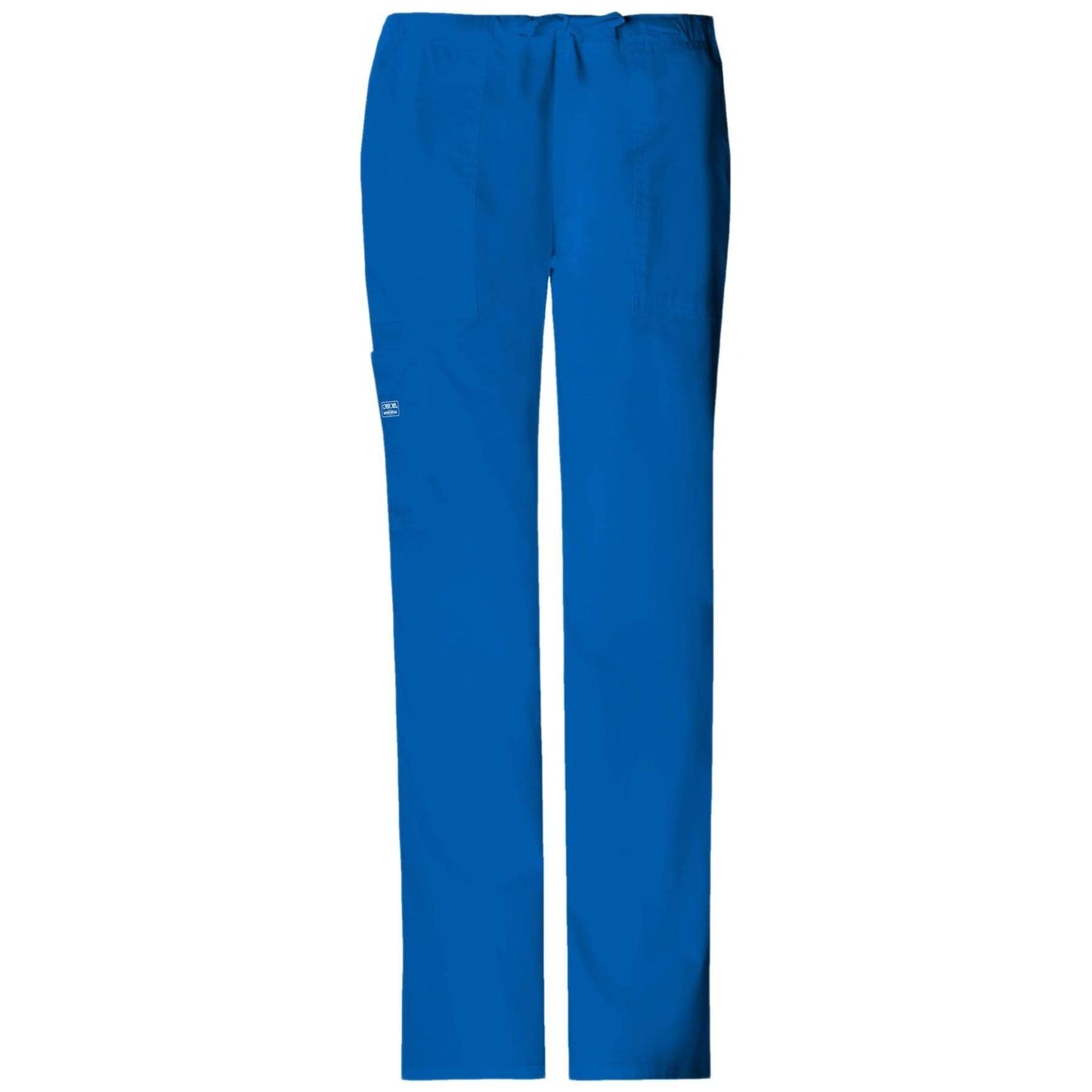 Cherokee Scrubs Pants 2XL / Regular Length Cherokee Workwear Core Stretch 4044 Scrubs Pants Womens Mid Rise Drawstring Cargo Royal