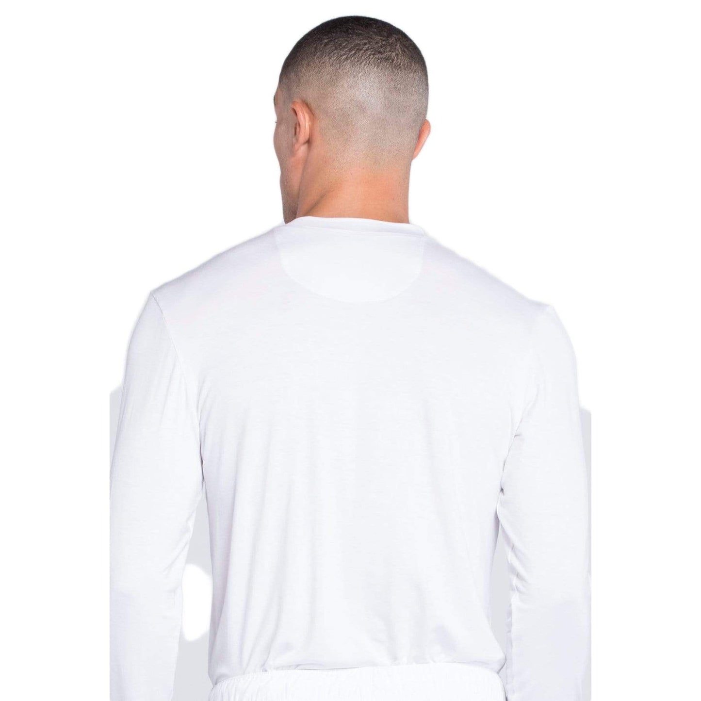 Cherokee Underscrubs Cherokee Workwear Professionals WW700 Underscrubs Mens Knit White