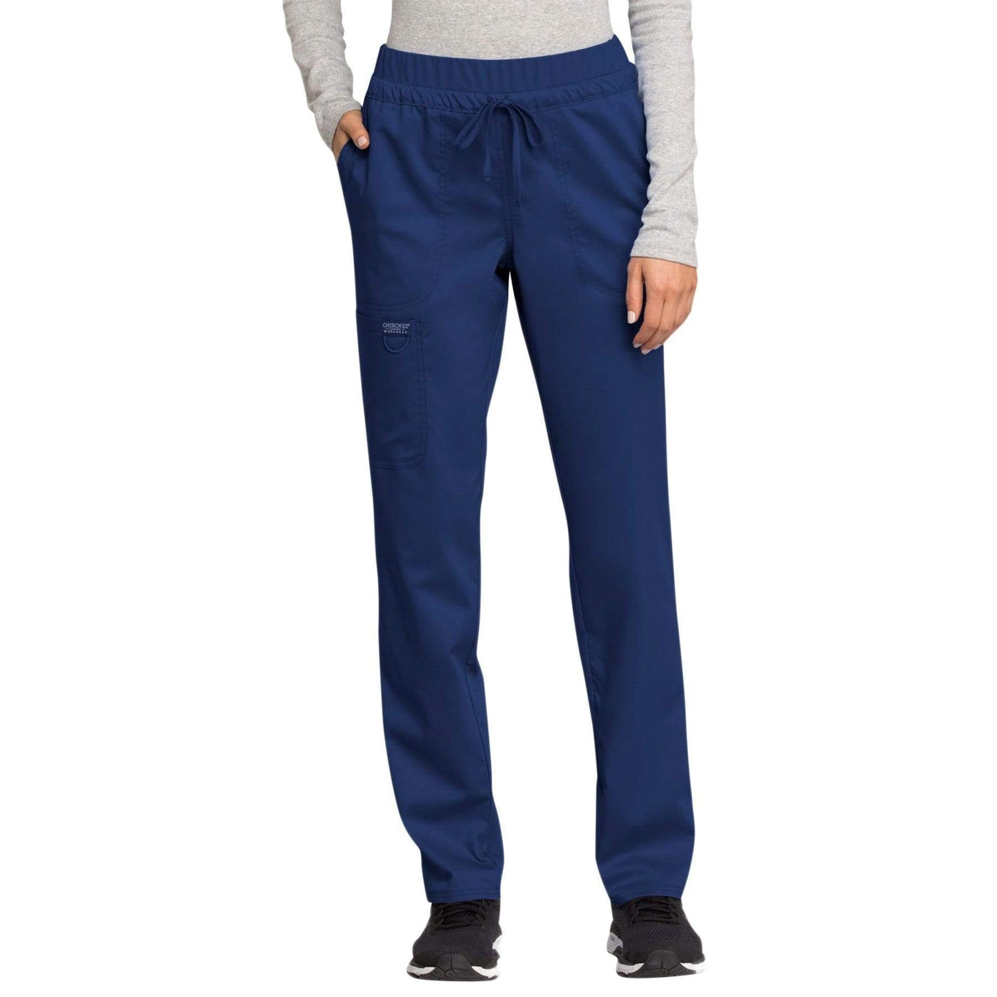 Cherokee Scrubs Pants Cherokee Workwear Revolution WW105 Scrubs Pants Navy