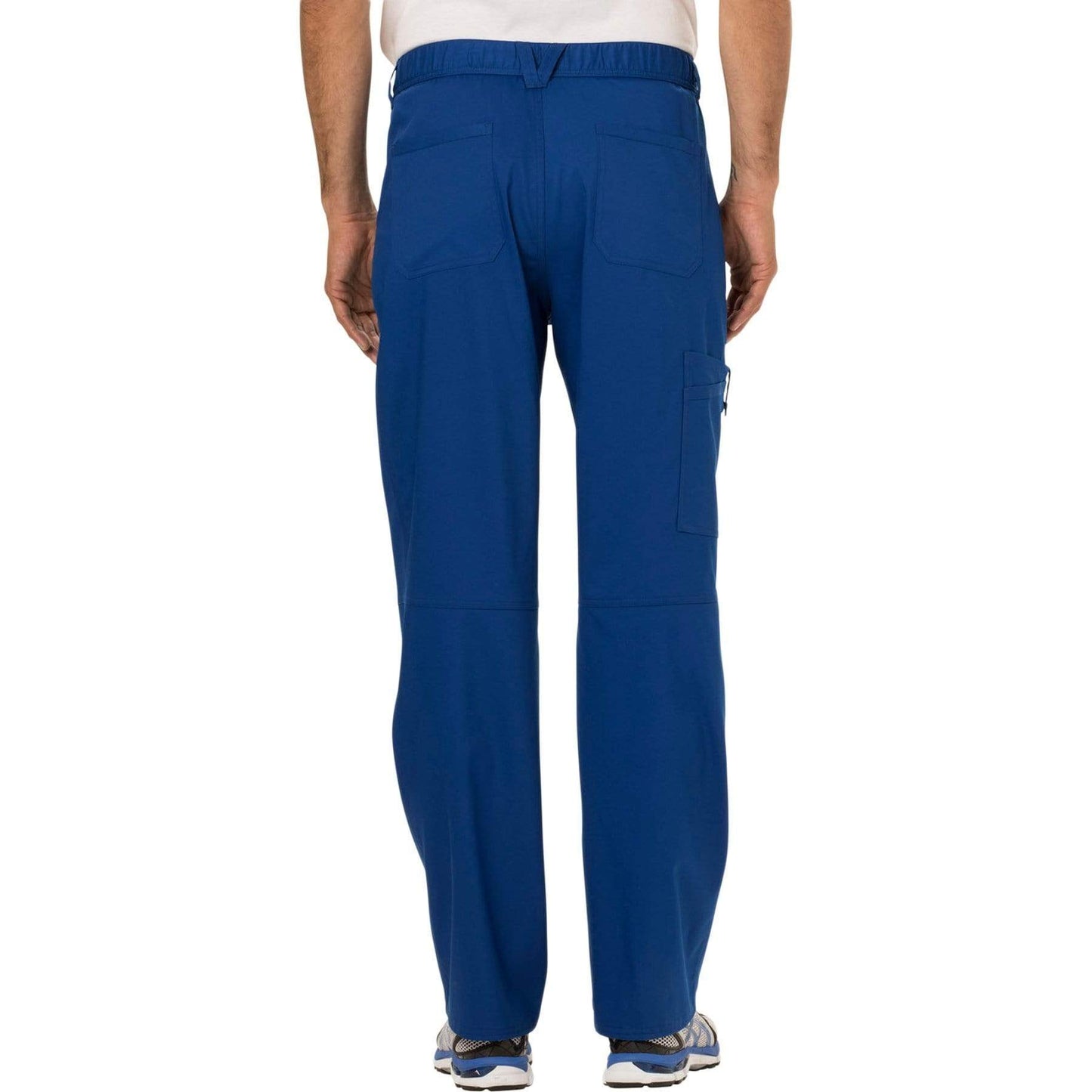 Cherokee Scrubs Pants Cherokee Workwear Revolution WW140 Scrubs Pants Mens Fly Front Galaxy Blue