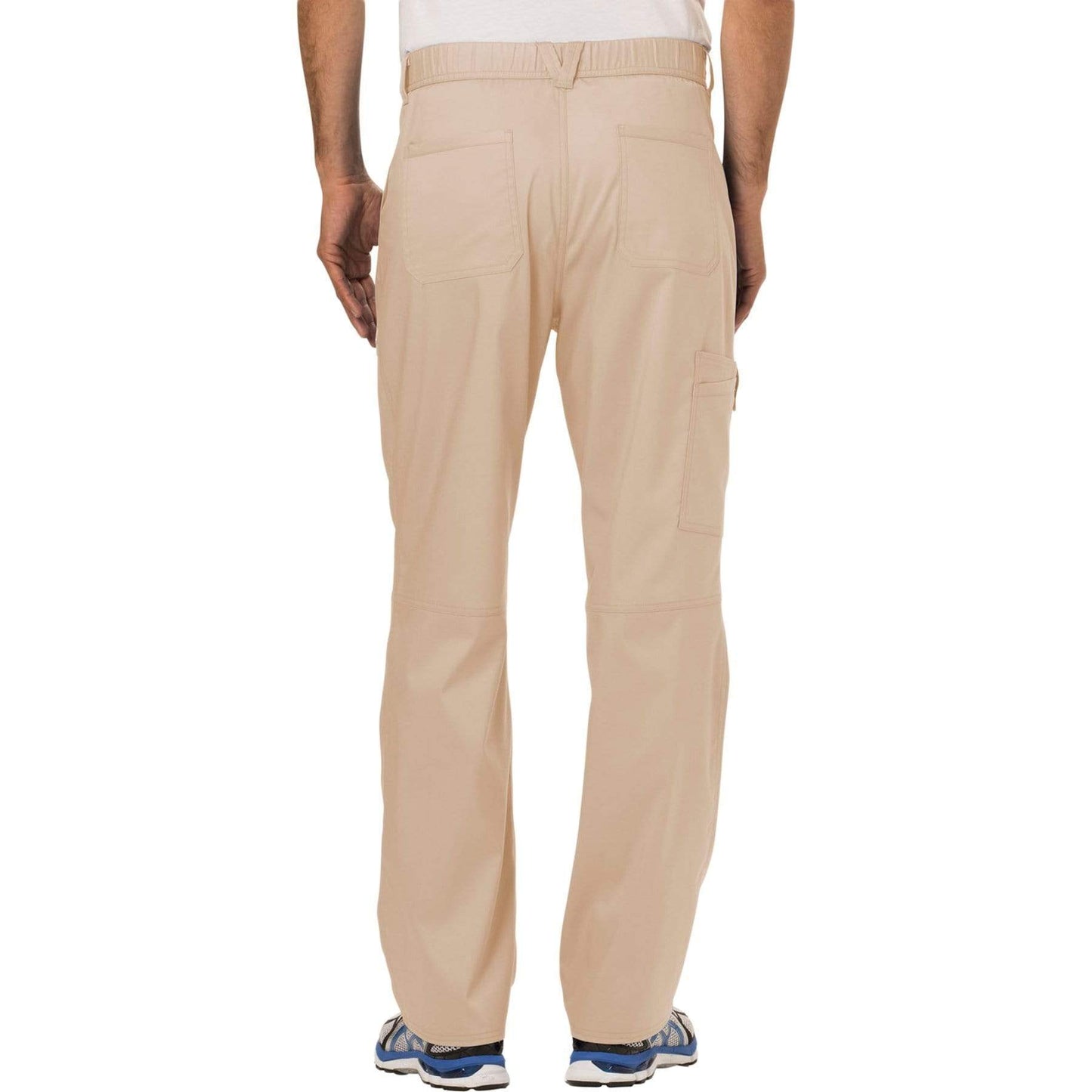 Cherokee Scrubs Pants Cherokee Workwear Revolution WW140 Scrubs Pants Mens Fly Front Khaki
