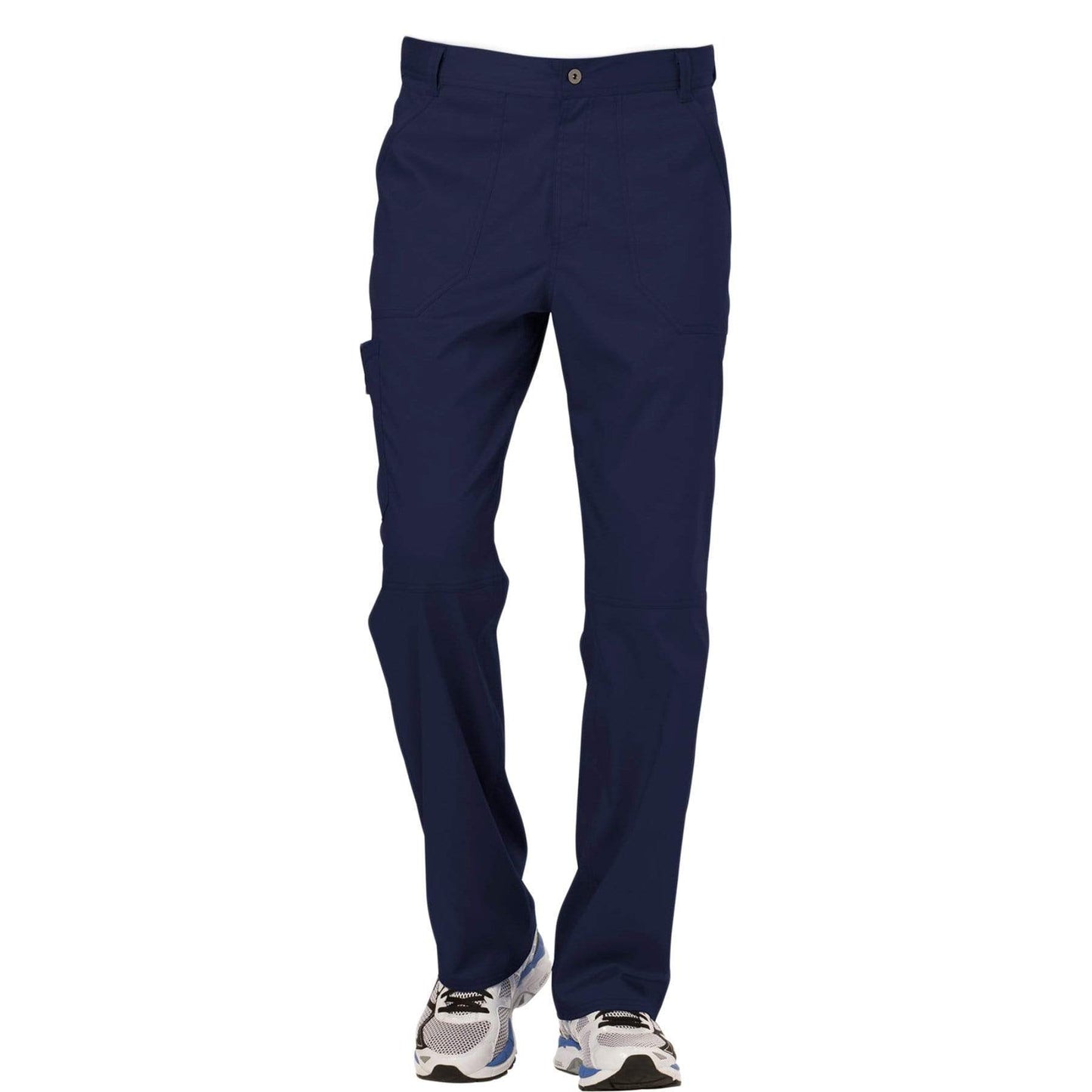 Cherokee Scrubs Pants 2XL / Regular Length Cherokee Workwear Revolution WW140 Scrubs Pants Mens Fly Front Navy