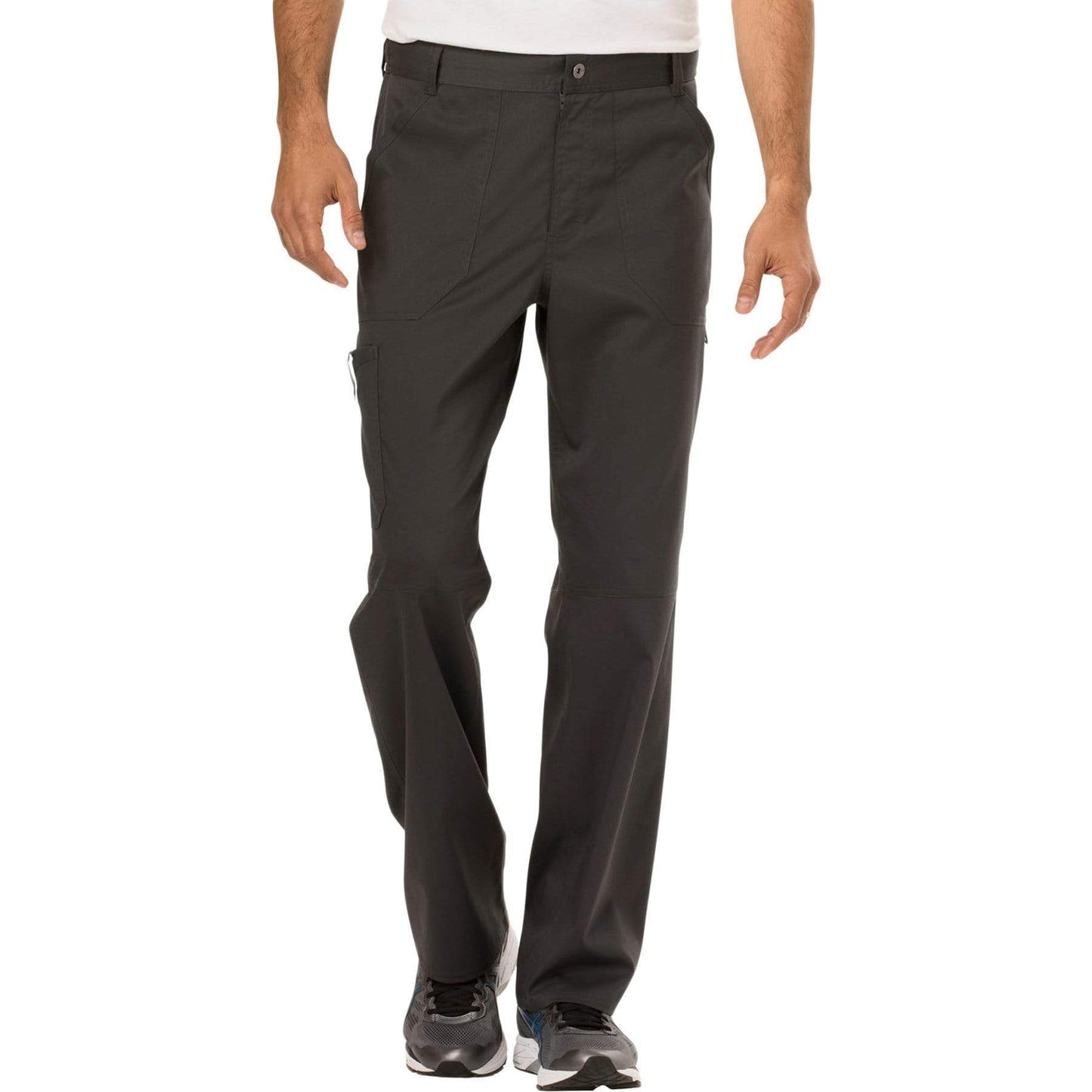 Cherokee Scrubs Pants Cherokee Workwear Revolution WW140 Scrubs Pants Mens Fly Front Pewter