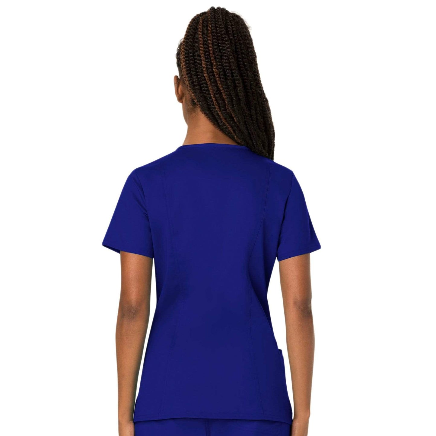 Cherokee Scrubs Top Cherokee Workwear Revolution WW620 Scrubs Top Womens V-Neck Galaxy Blue