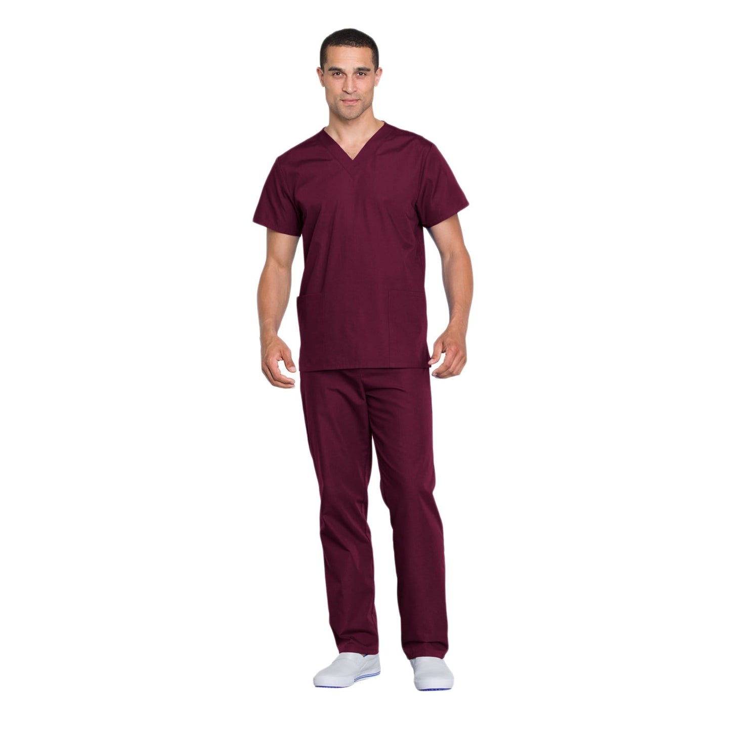 Cherokee Workwear WW530C Scrubs Set Unisex Wine