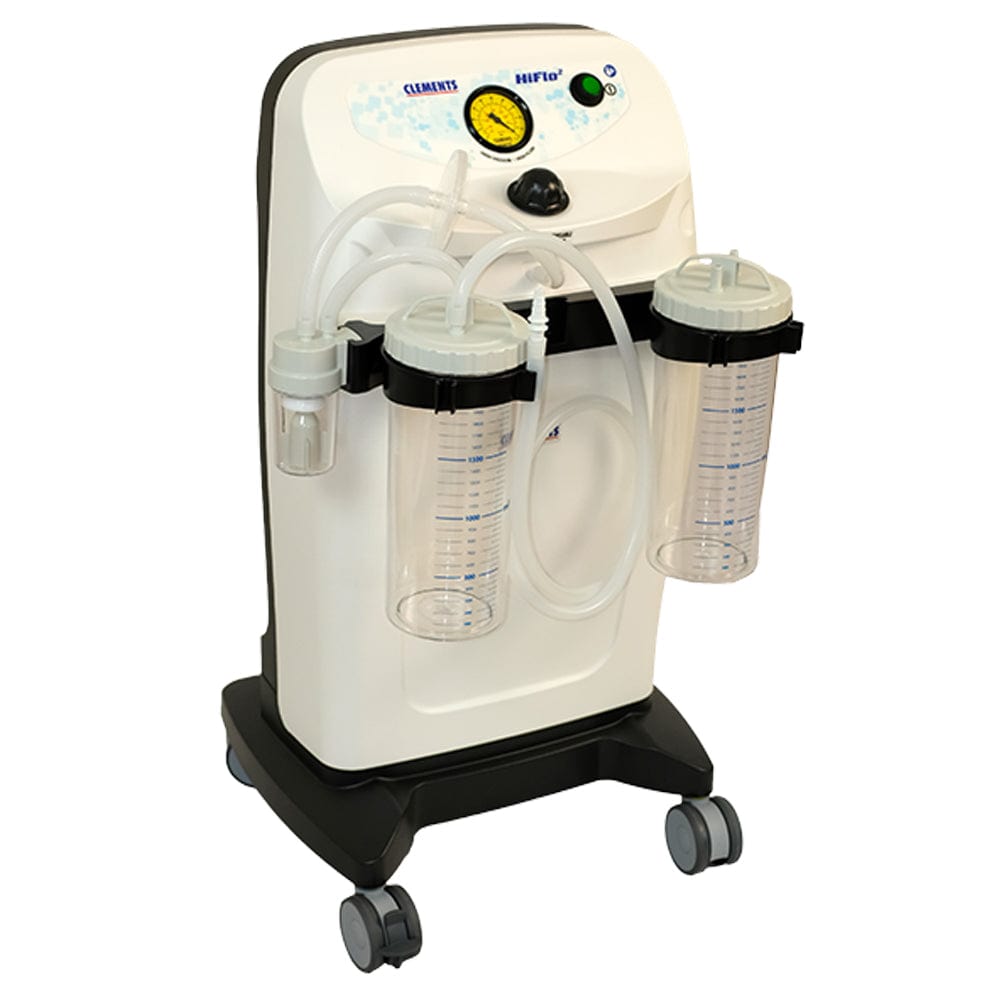 Clements Suction Units Hiflo / High Vacuum High Flow Clements Mobile AC Suction Pump