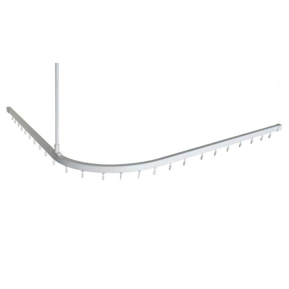 Handrail Industries Curtain Mounting Parts Curtain Track J Shape 2500x1300mm Inc 3 x C/Supports