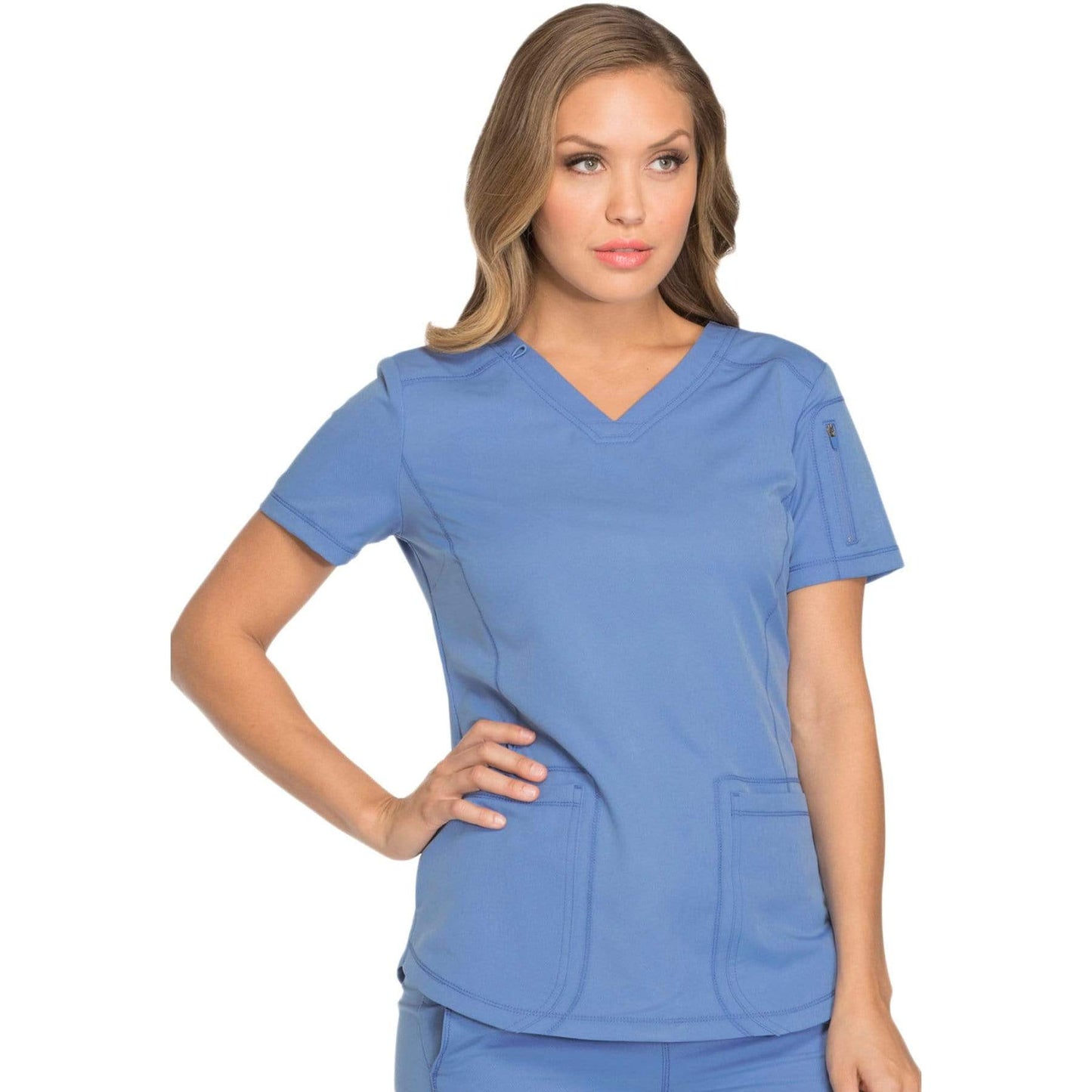 Dickies Scrubs Top Dickies Dynamix DK730 Scrubs Top Women Ciel Blue