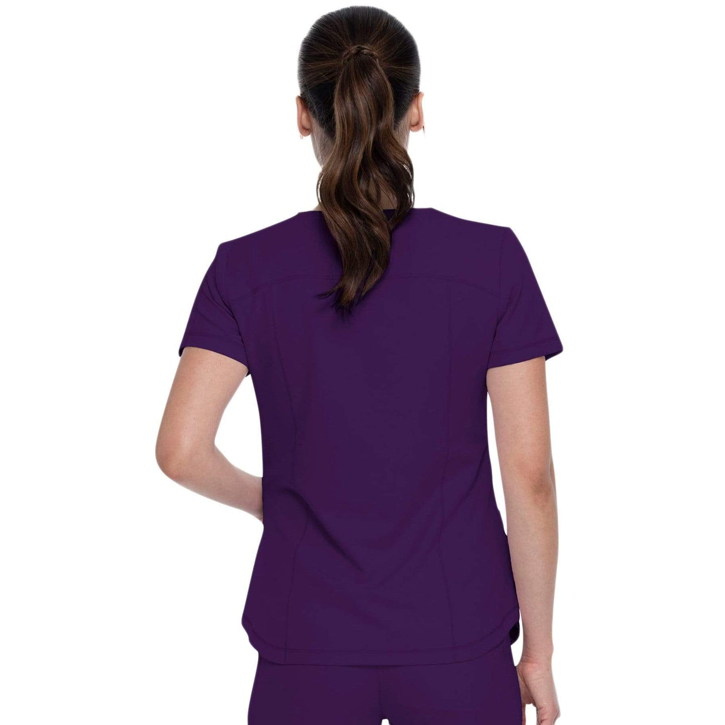 Dickies Scrubs Top Dickies Dynamix DK730 Scrubs Top Women Eggplant
