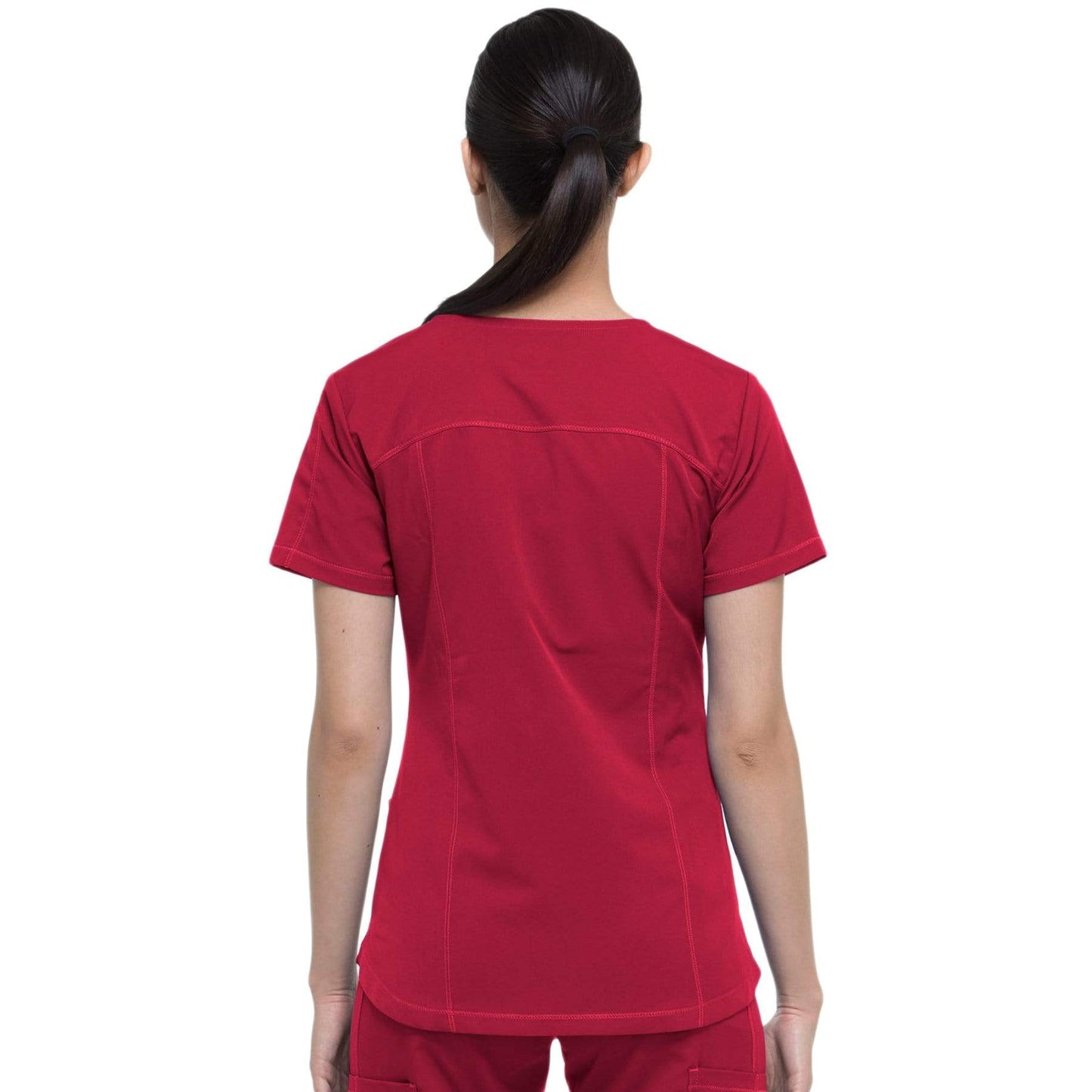 Dickies Scrubs Top Dickies Dynamix DK730 Scrubs Top Women Red