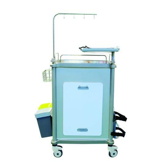Pacific Medical Australia Emergency Cart Trolleys Red Emergency Trolley