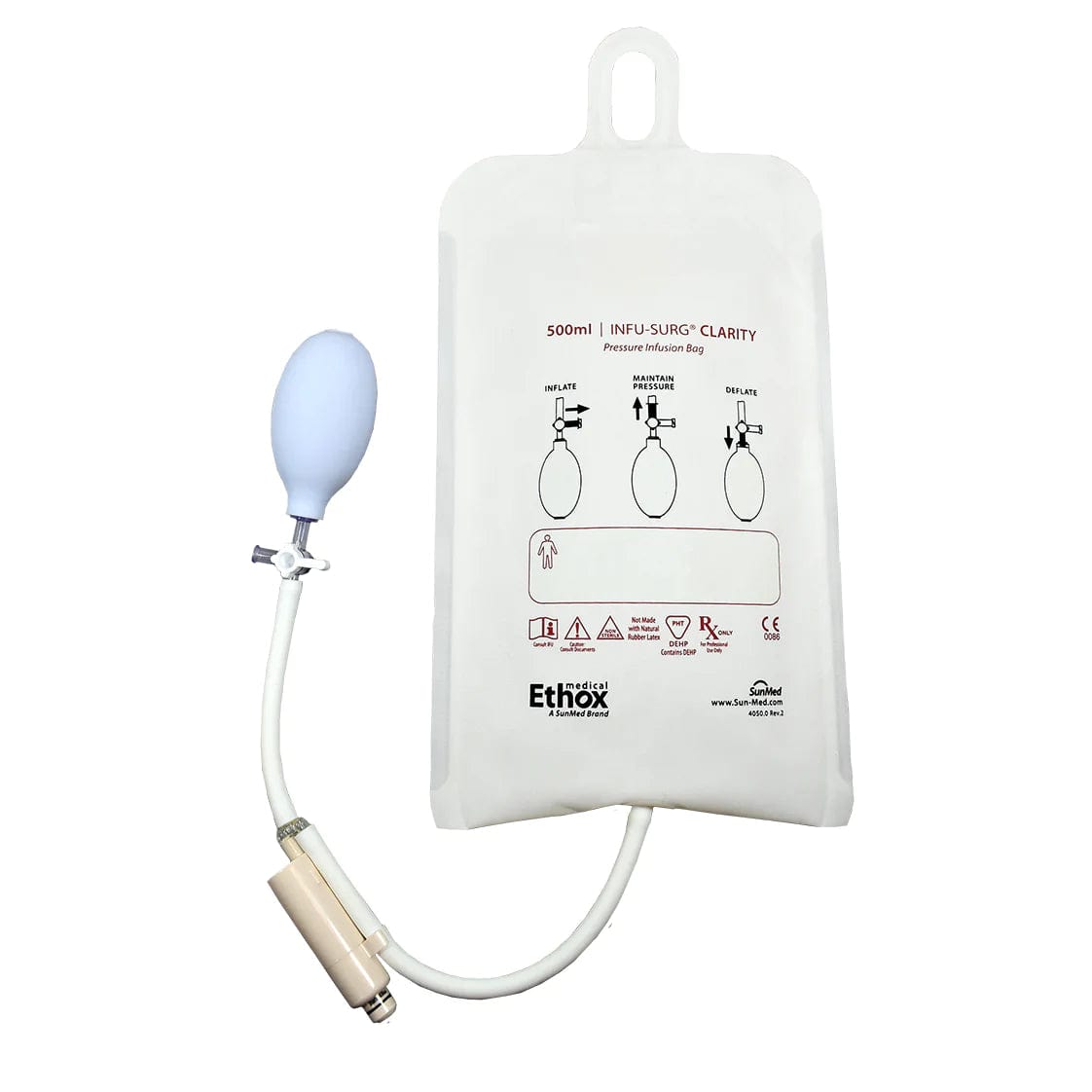 Ethnox Ethnox Pressure Infusion Bag with Bulb & Gauge