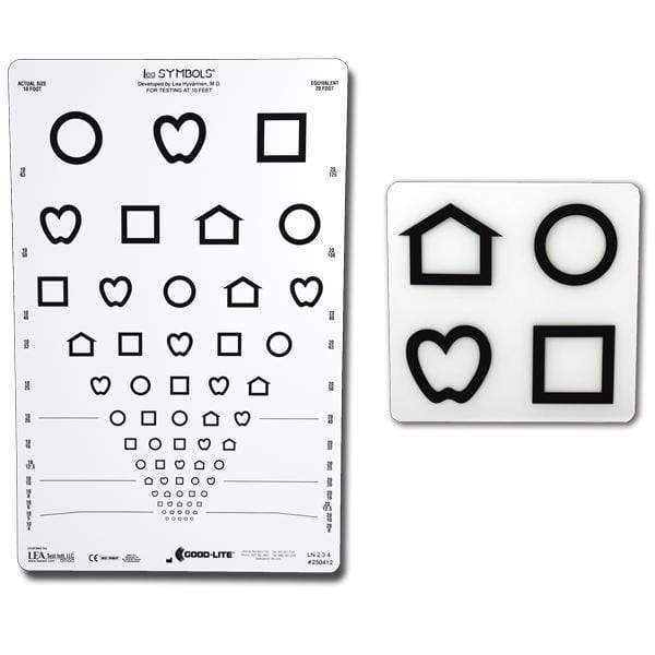 Good Lite Distance Vision Set Good-Lite LEA SYMBOLS Proportional Spaced Chart