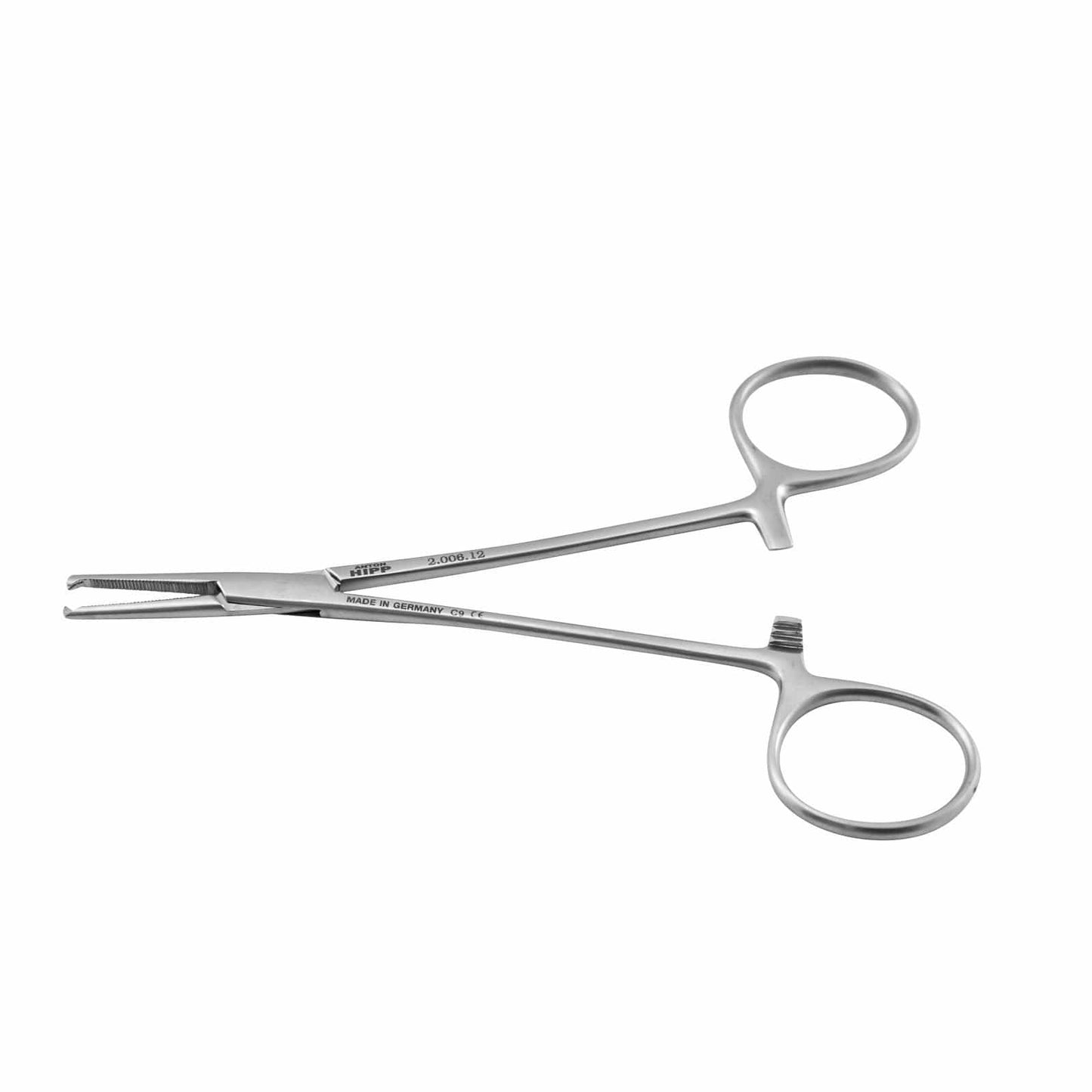 Hipp Forceps 12cm / Straight / 1x2 Teeth Hipp Halsted Mosquito Forceps