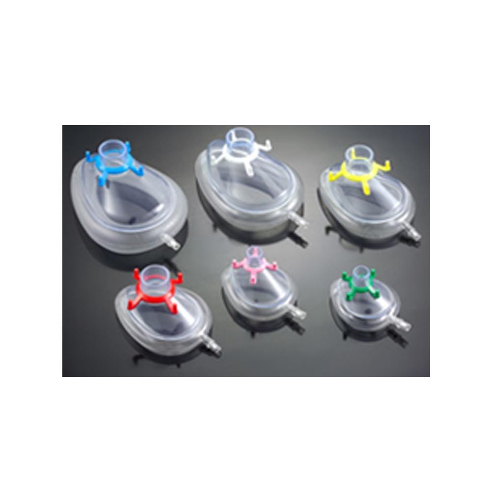 AddTech Medical Resuscitator Masks Injectable Single Use Air Resuscitator Cushion Mask #5 Adult Large
