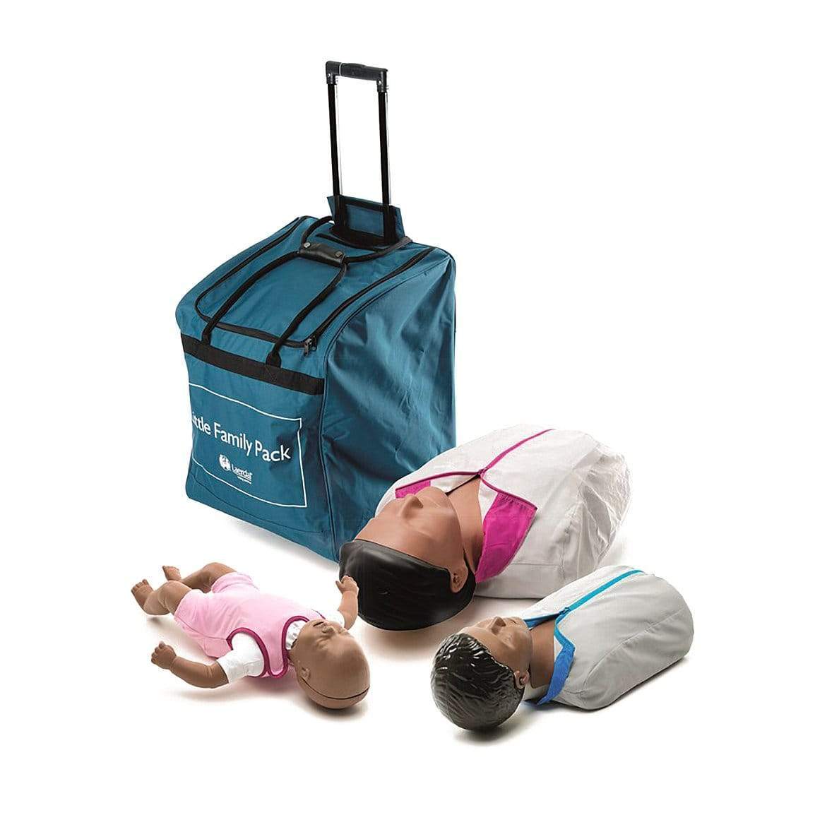 Laerdal QCPR Manikins Laerdal QCPR Manikin Little Family Pack Dark Skin