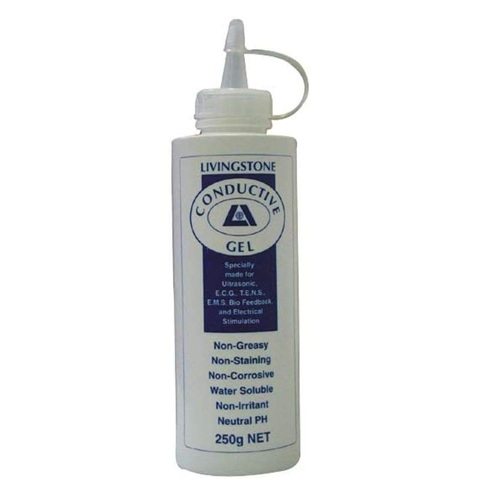 Livingstone Ultrasound Conductive Gel Livingstone Ultrasonic, ECG, Conductive Lubricant Gel 250g Squeeze Bottle