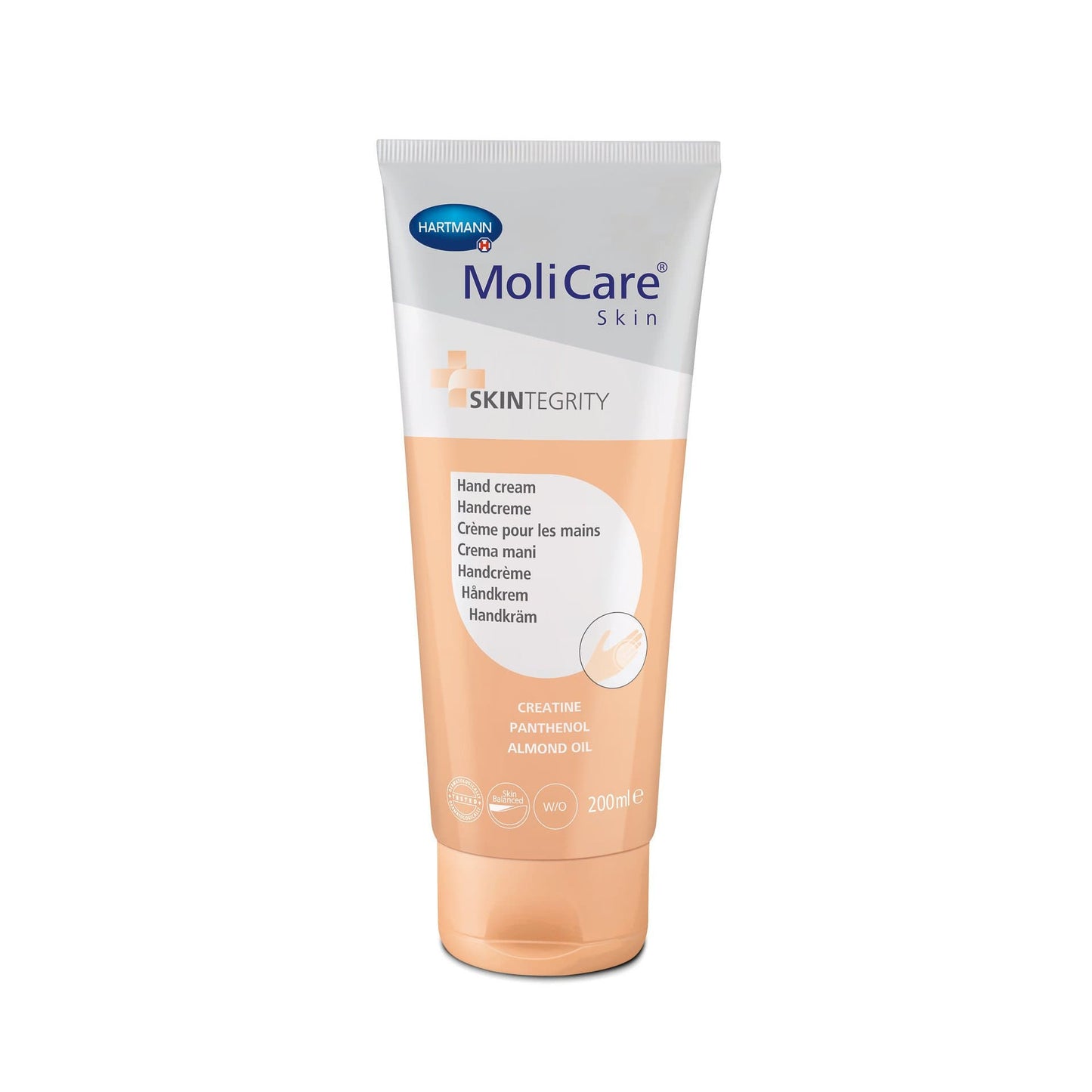 Hartmann Moisturiser & Barrier Cream 200ml MoliCare Skin Hand Cream