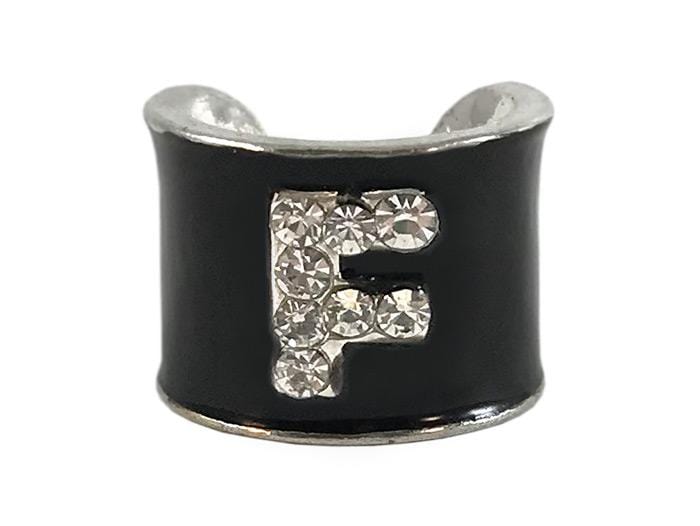 Prestige Medical Stethoscope Accessories Bling Monogram - F Prestige Charmed Crystal Stethoscope Charms Monogram Letters