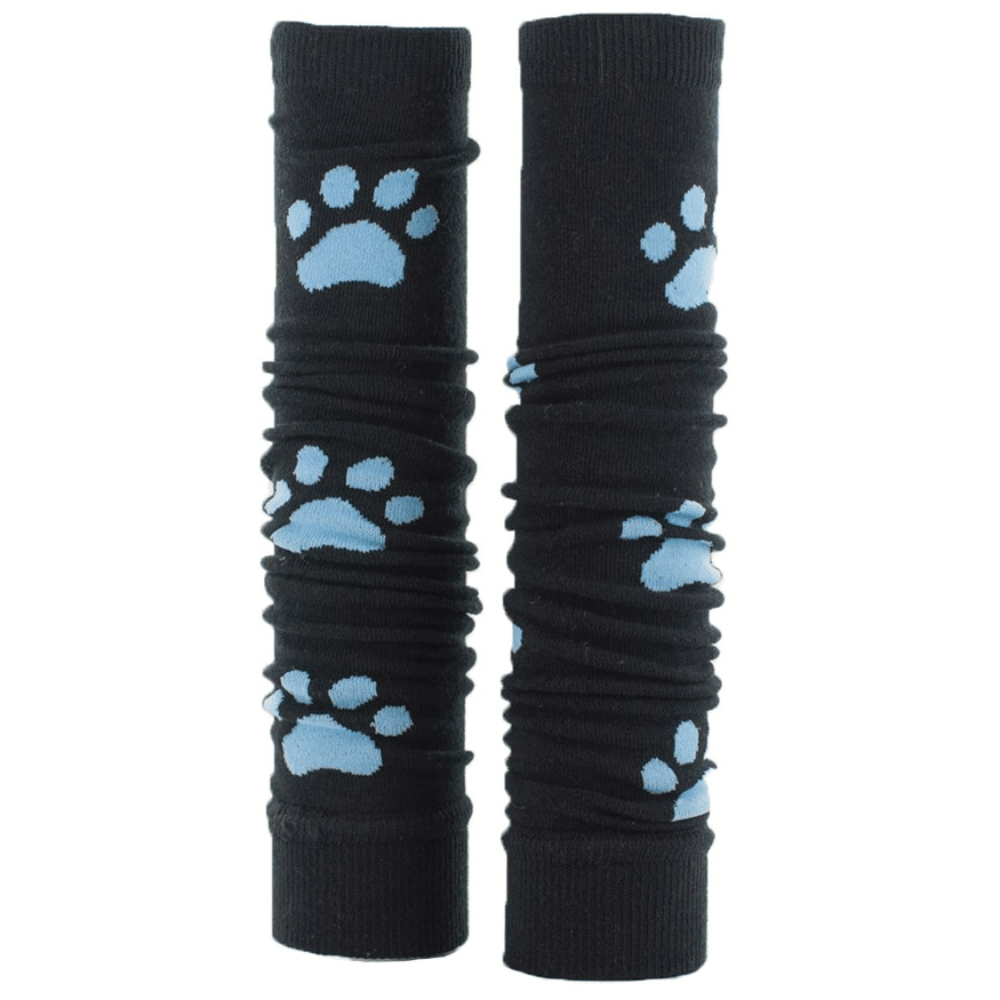 Prestige Medical Med Sleeves Black with Blue Paws Prestige Med Sleeves Assorted Patterns