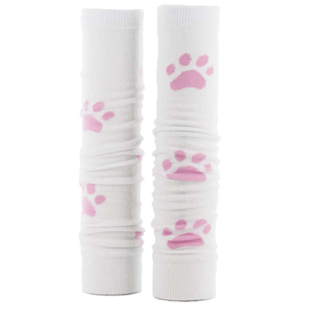 Prestige Medical Med Sleeves White With Pink Paws Prestige Med Sleeves Assorted Patterns
