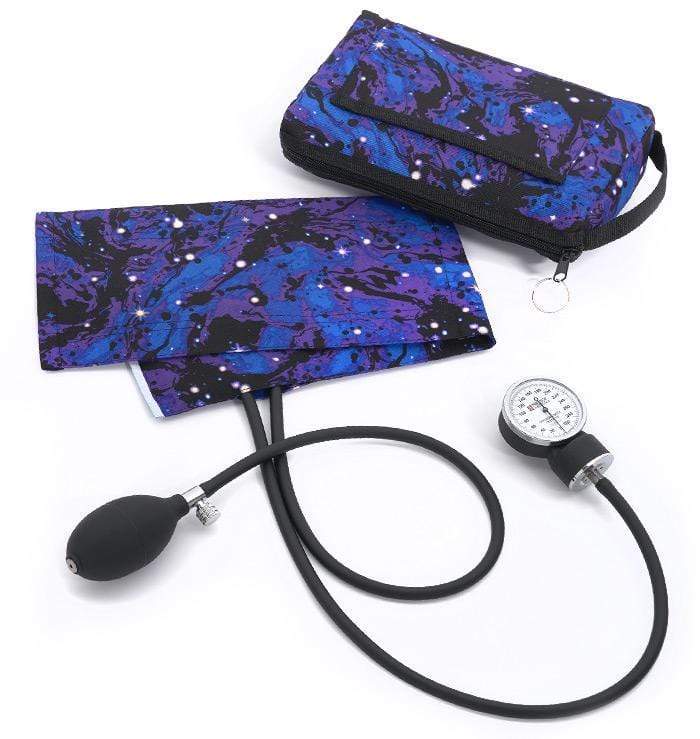 Prestige Medical Hand Held Sphygmomanometers Galaxy Blue / Adult 10.0"-16.0" Prestige Premium Aneroid Sphygmomanometer with Carry Case