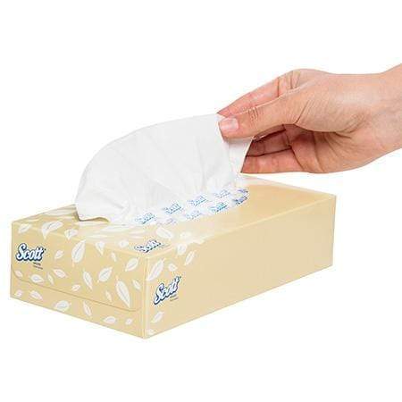 Scott Facial Tissue Box/100 / 2Ply Scott Facial Tissue