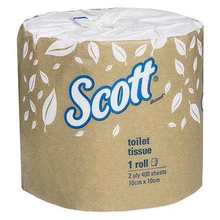 Scott Small Roll Toilet Tissue Roll/400 / 2Ply (5741) / Standard SCOTT Toilet Tissue 1