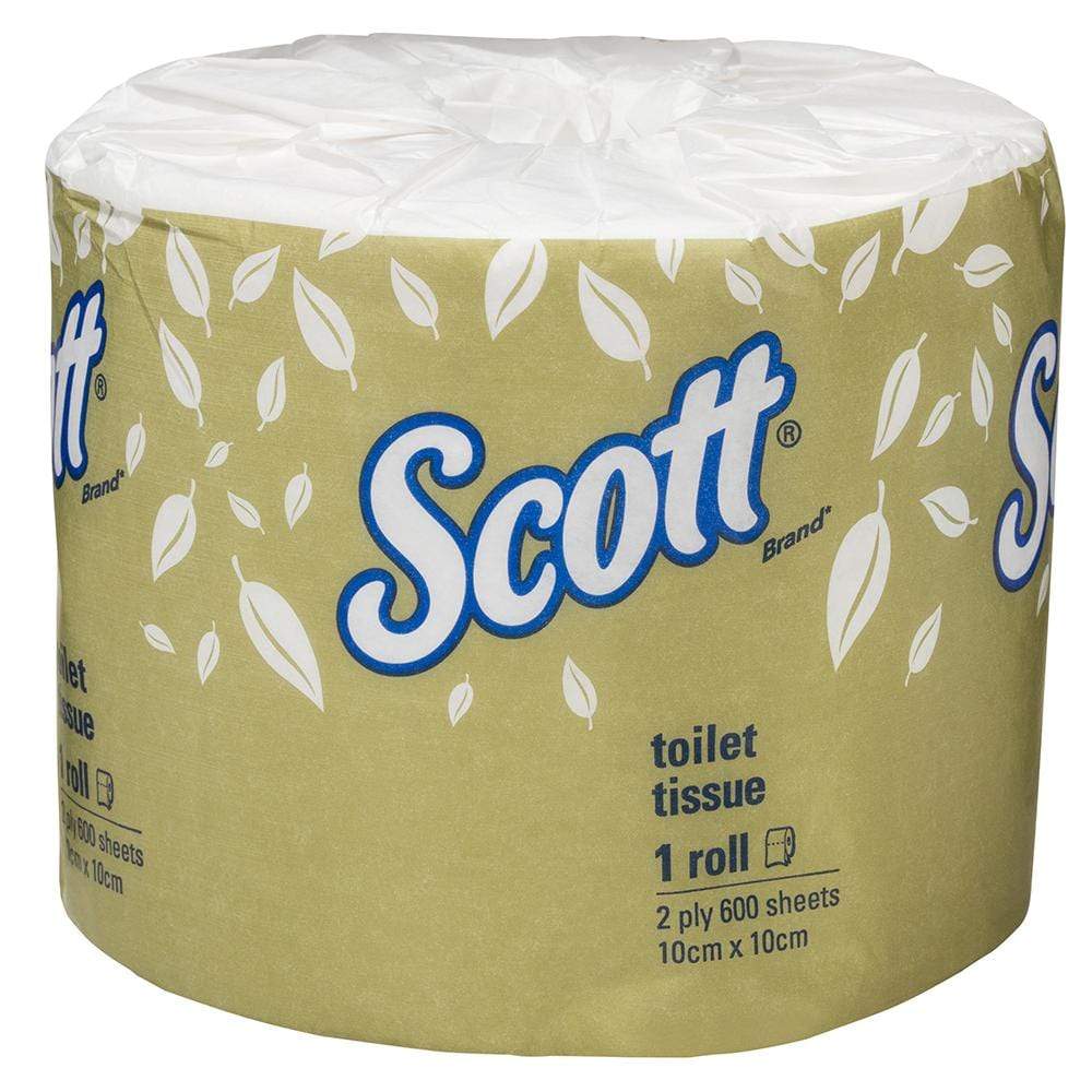 Scott Small Roll Toilet Tissue Roll/600 / 2Ply (5742) / Standard SCOTT Toilet Tissue 1