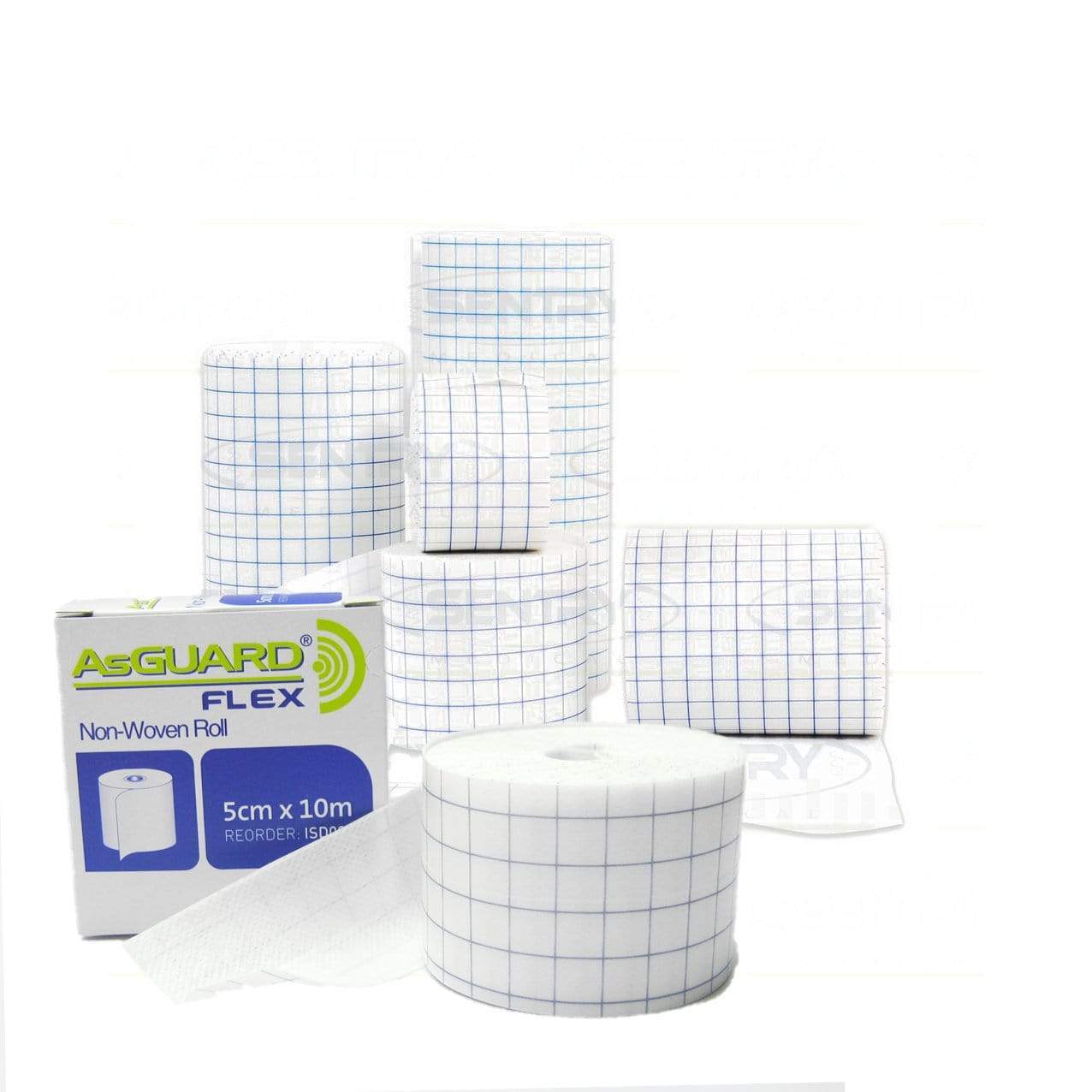Sentry Medical 10cm x 10m / Non Sterile Sentry AsGUARD Flex Non Woven Roll